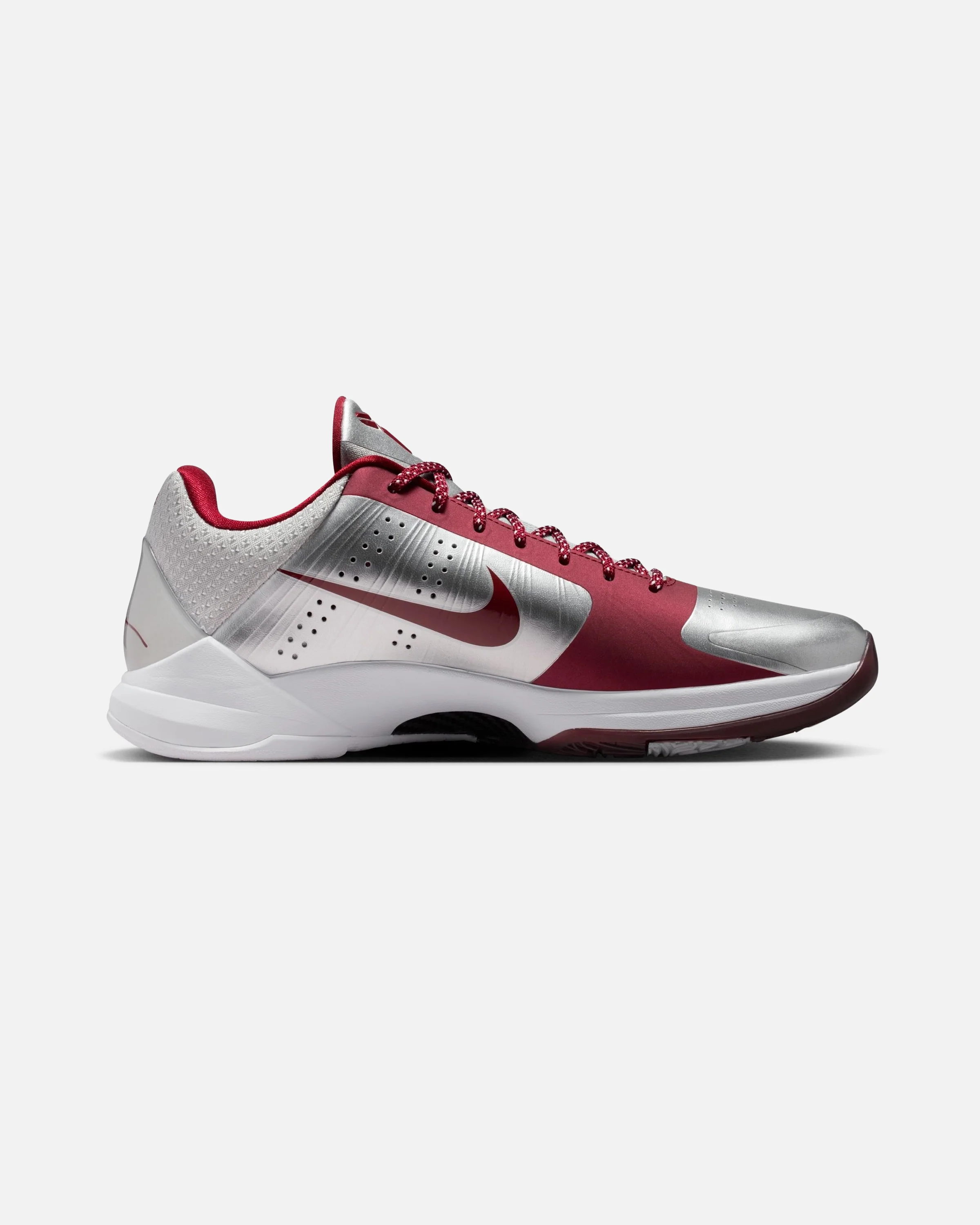 NIKE KOBE V PROTRO - METALLICSILVER/ TEAMRED/ WHITE - Image 3