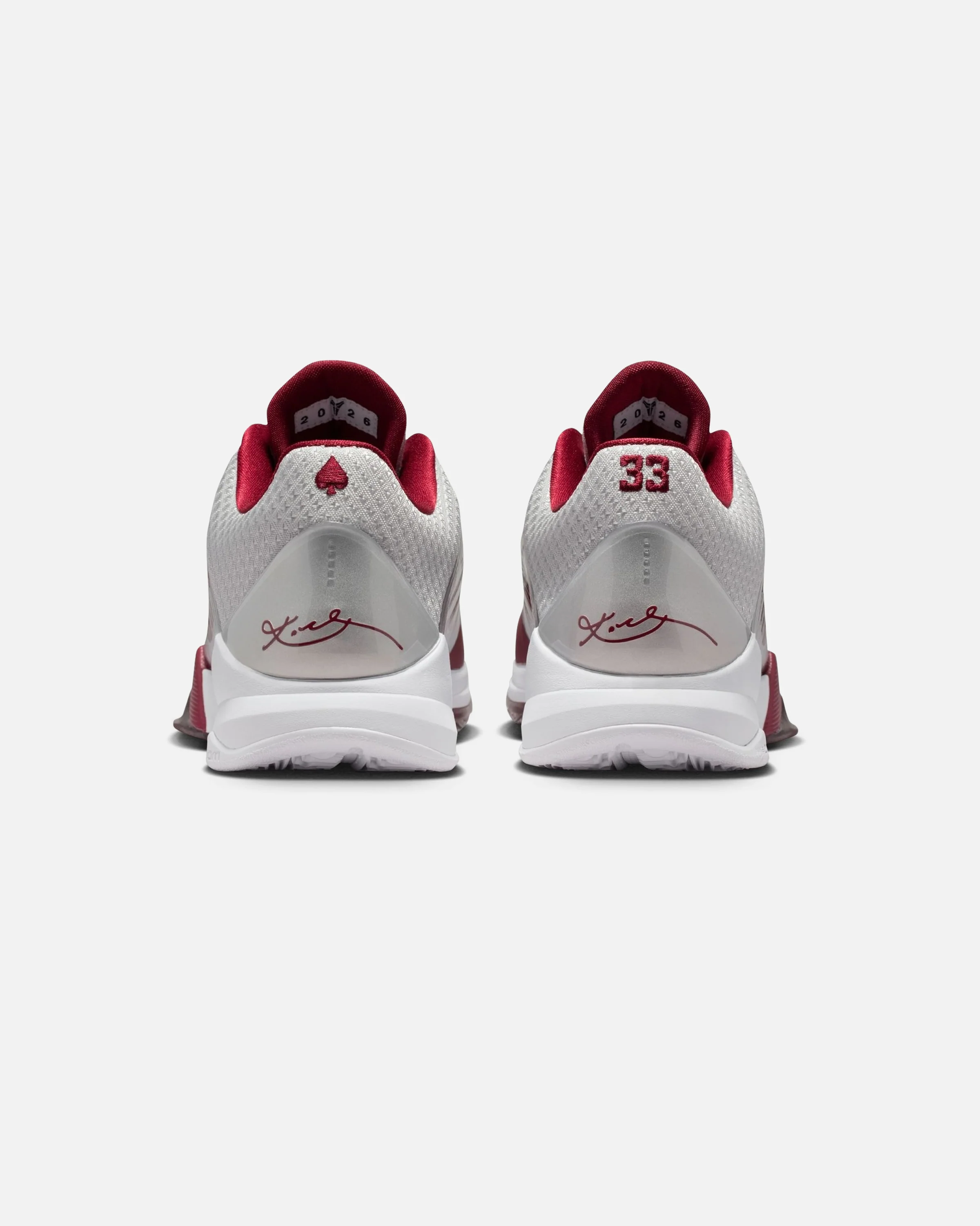 NIKE KOBE V PROTRO - METALLICSILVER/ TEAMRED/ WHITE - Image 4