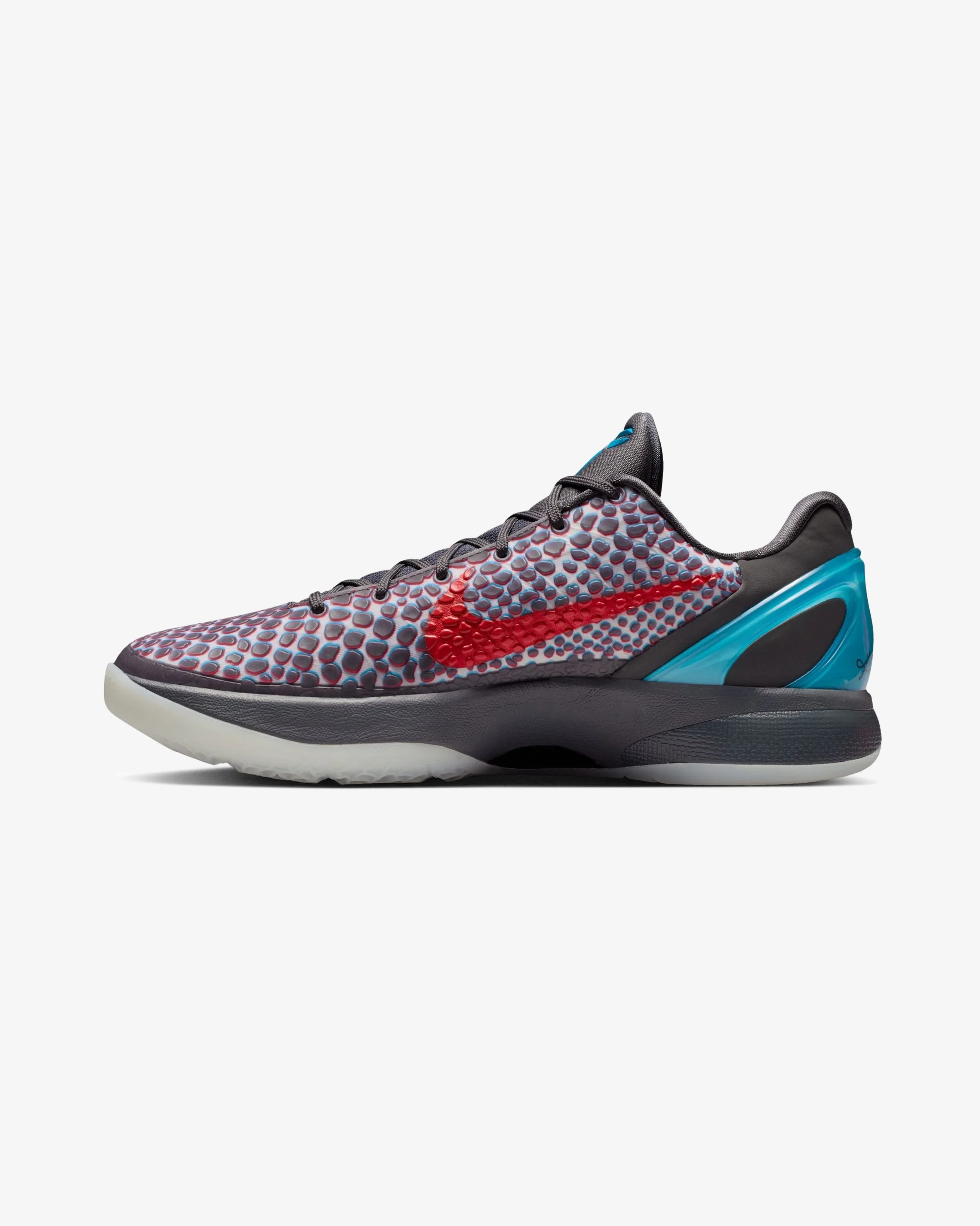 NIKE KOBE VI PROTRO - DARK GREY/ CHLORINE BLUE - Image 4