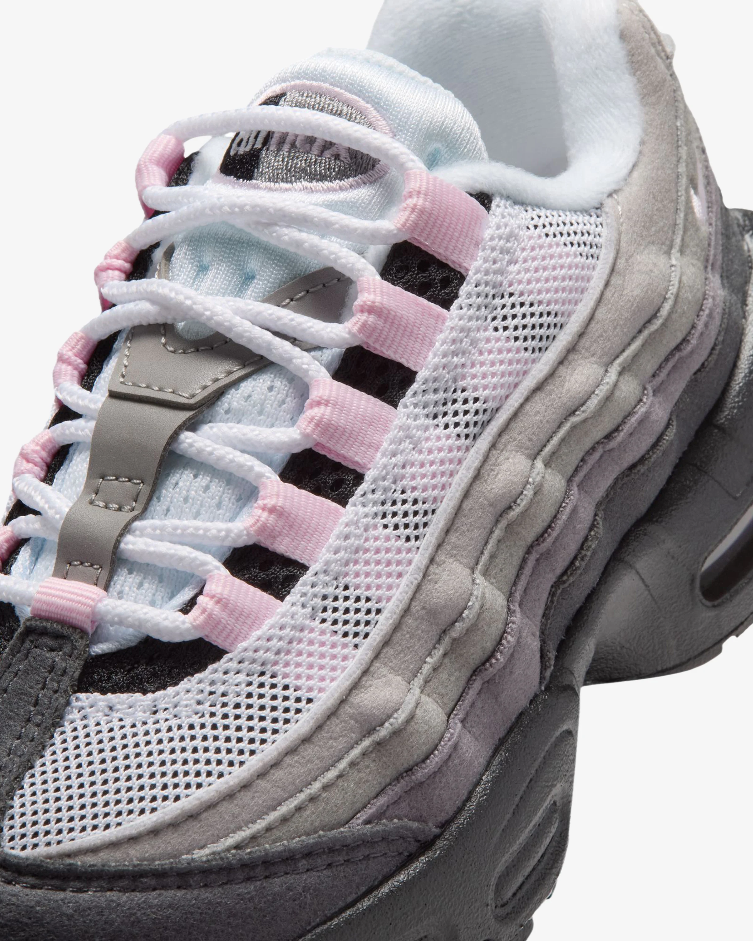 NIKE PS AIR MAX '95 - BLACK/ PINK FOAM/ WHITE - Image 6