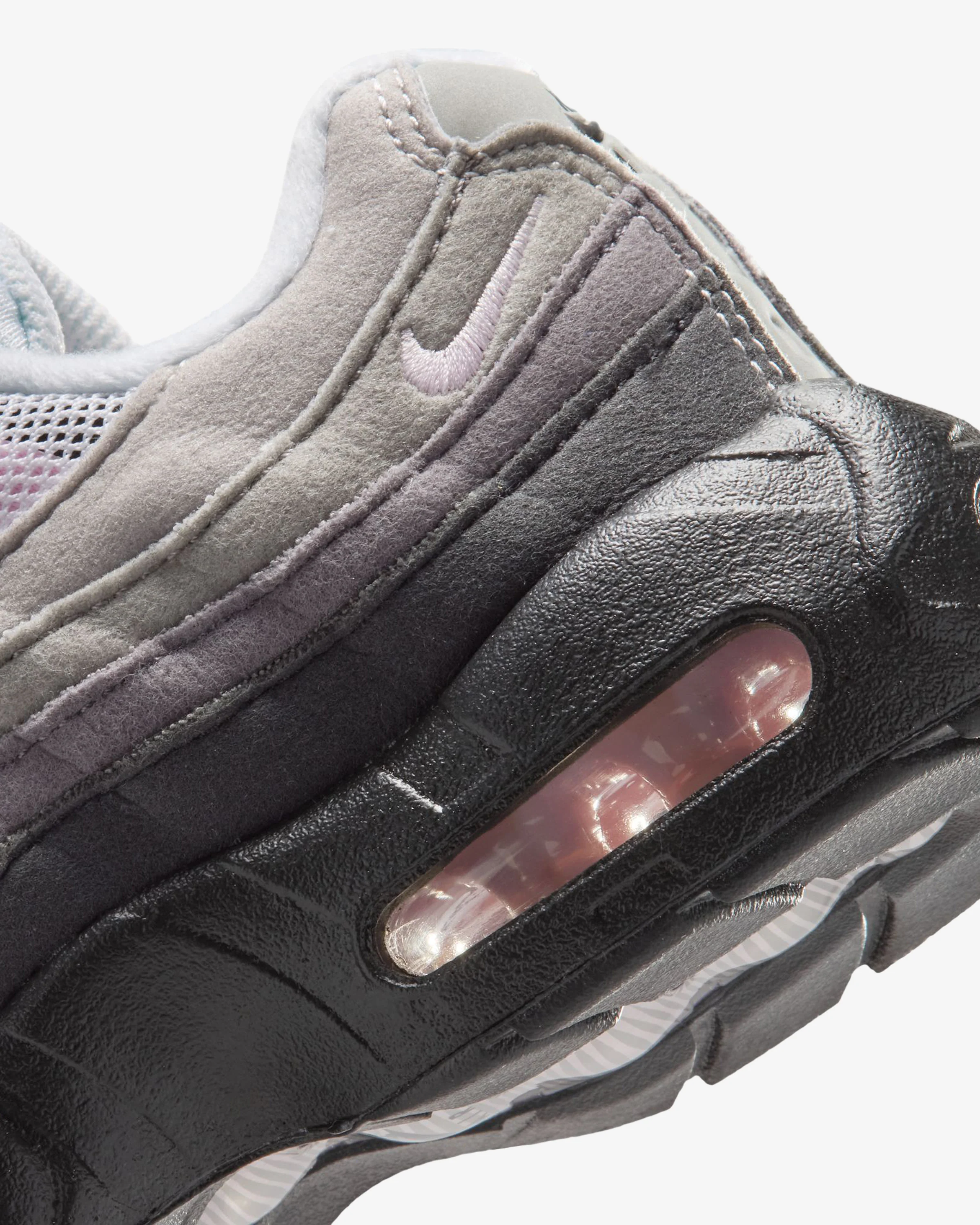 NIKE PS AIR MAX '95 - BLACK/ PINK FOAM/ WHITE - Image 7