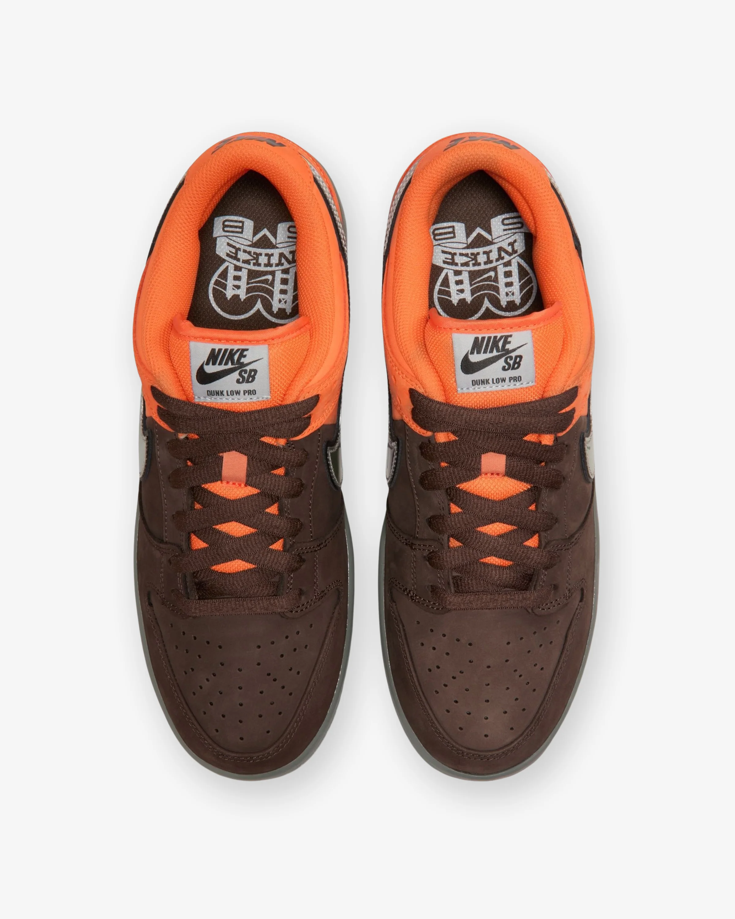 NIKE SB DUNK LOW PRO - SAFETY ORANGE/ WOLF GREY - Image 4