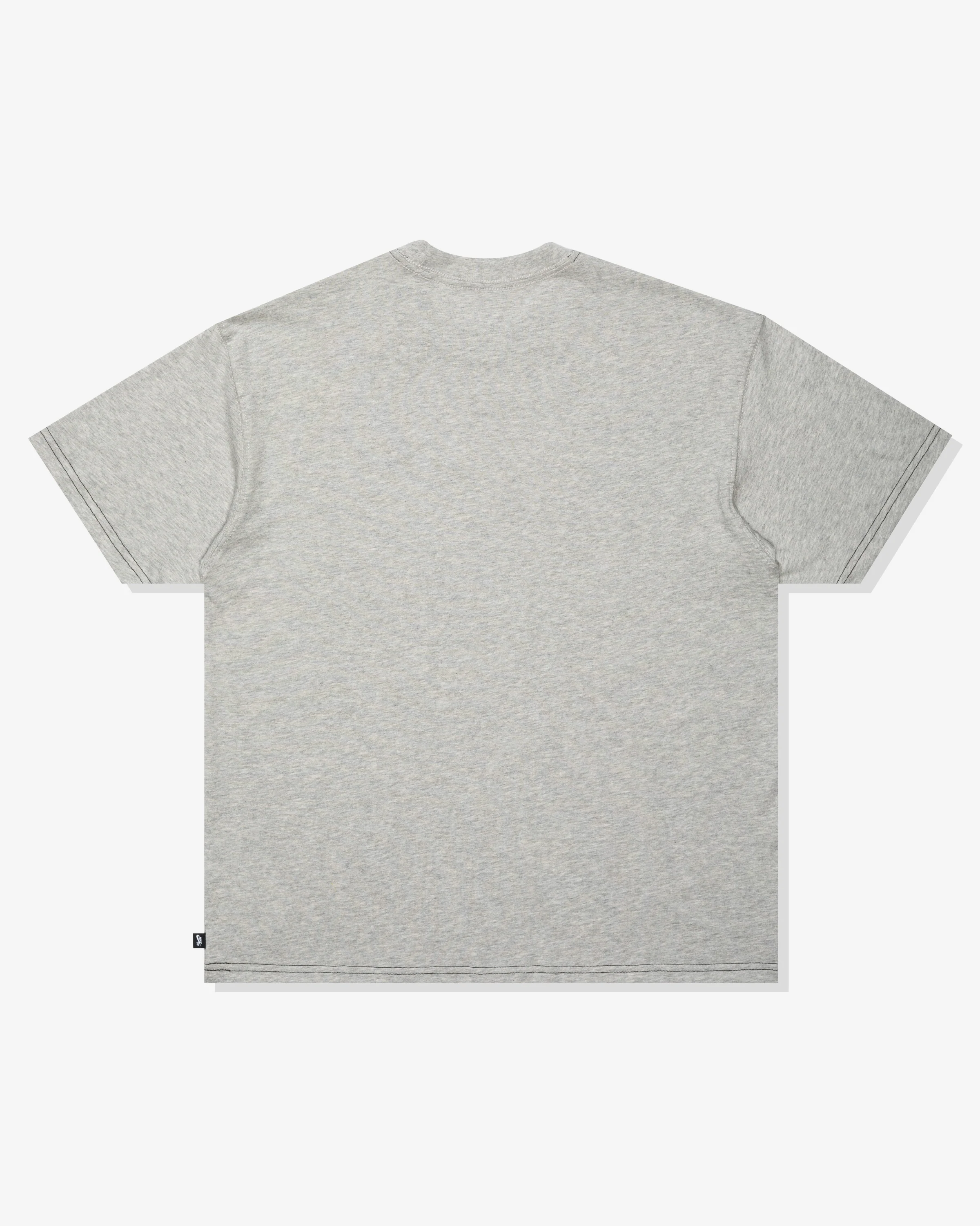 NIKE SB SKATE S/S TEE - GREY HEATHER - Image 2