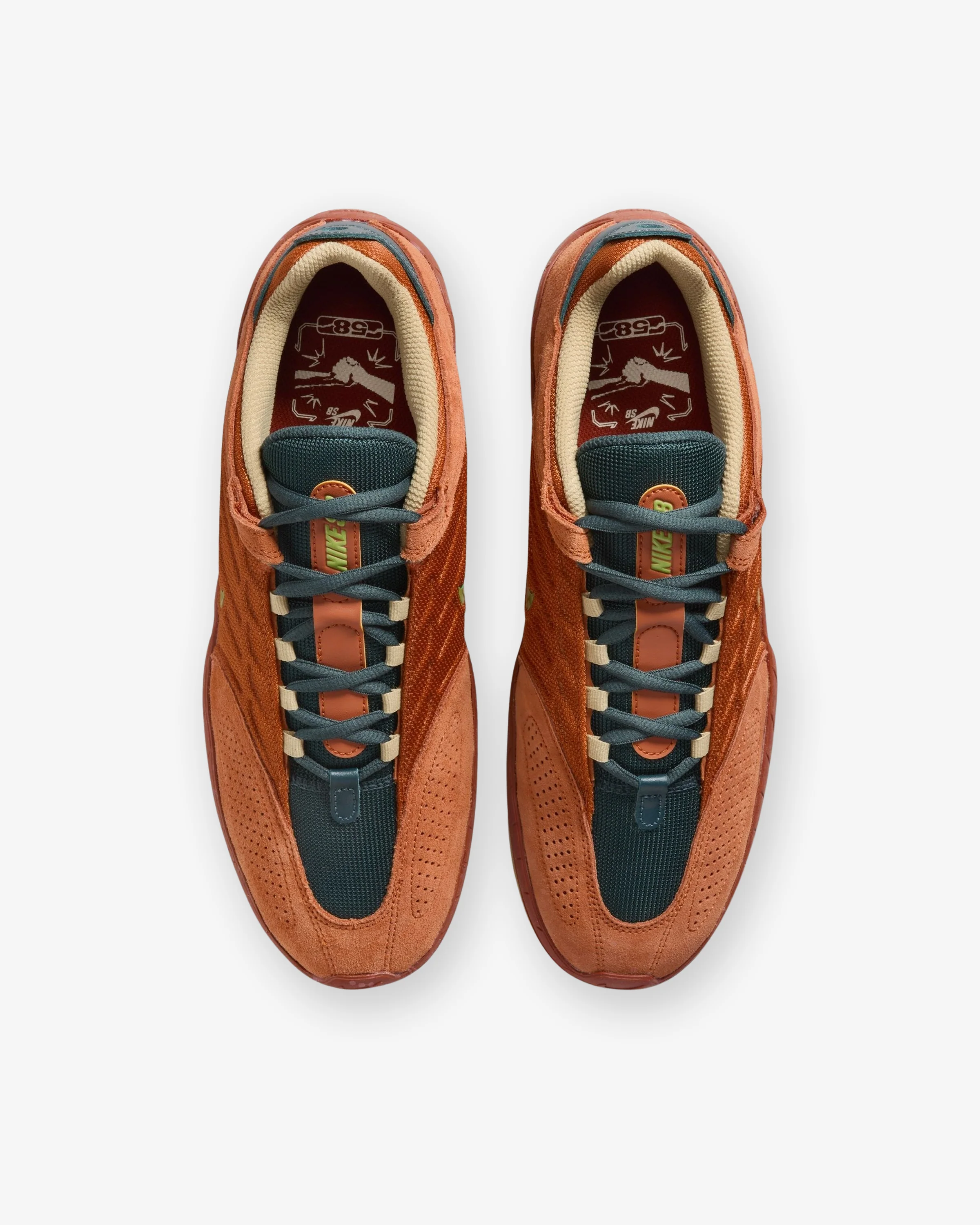 NIKE SB VERTABRAE - DARK RUSSET/ PEAR/ DESERTORANGE - Image 4