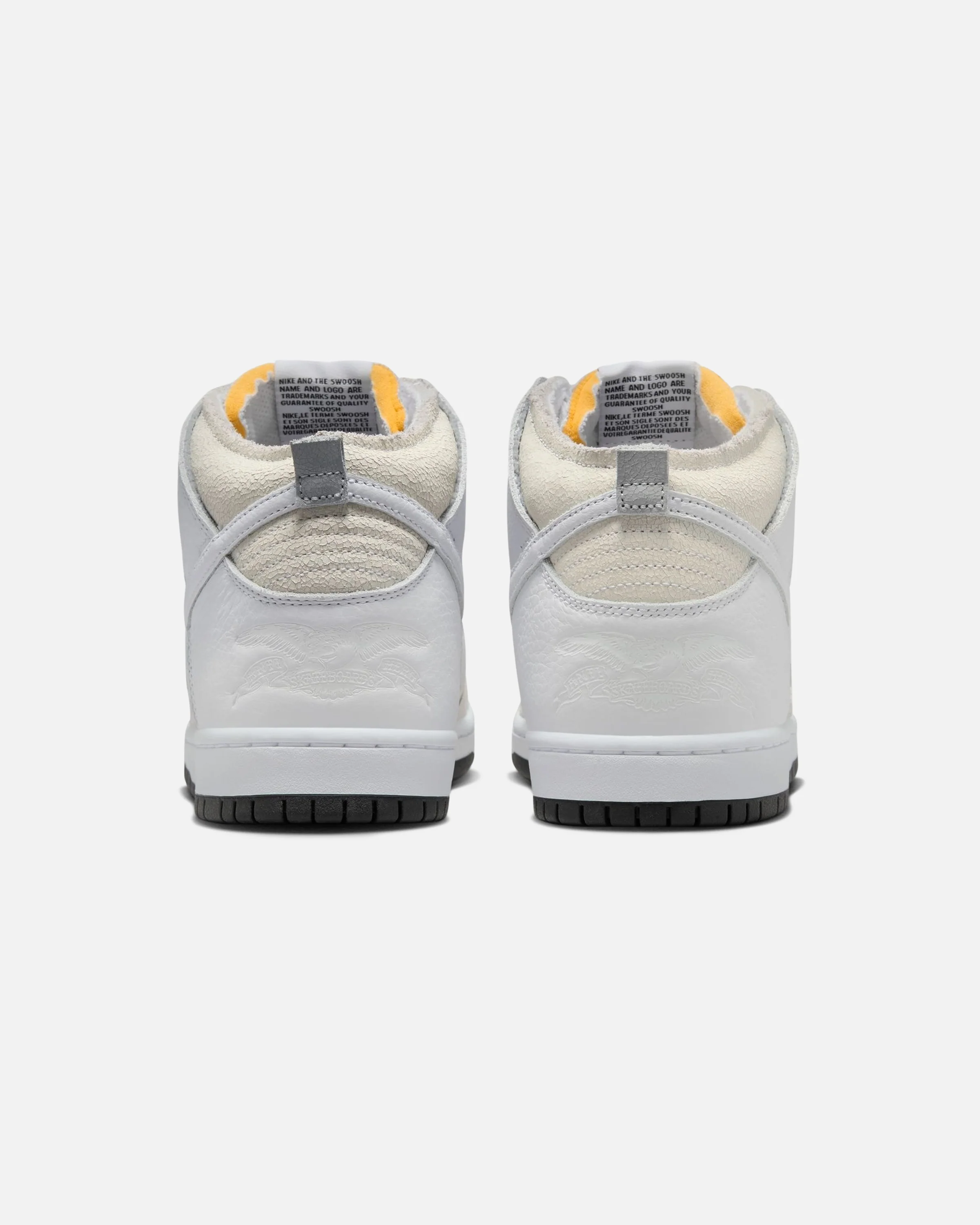 NIKE SB X ANTI-HERO DUNK HIGH - WHITE/ BLACK - Image 3