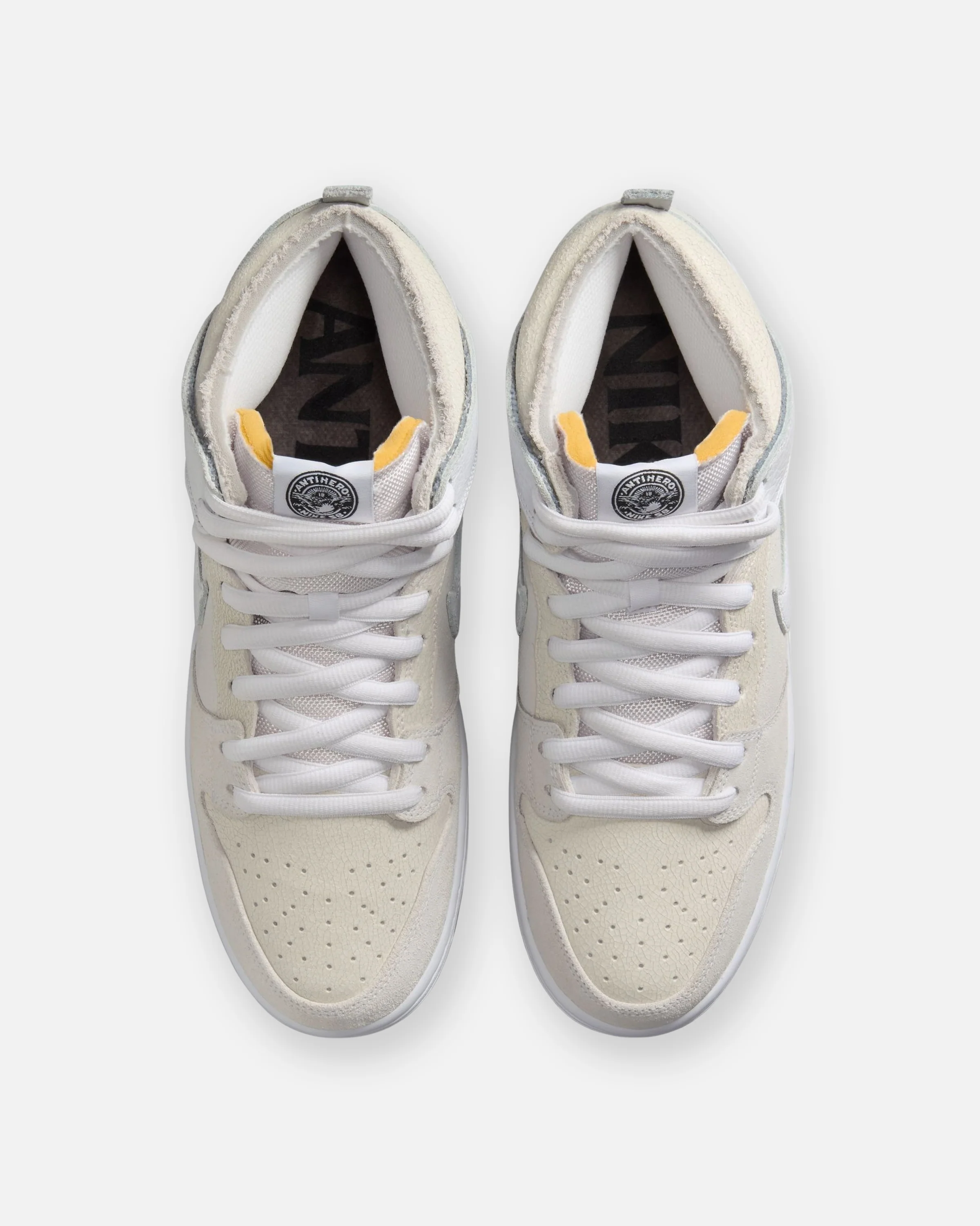 NIKE SB X ANTI-HERO DUNK HIGH - WHITE/ BLACK - Image 4