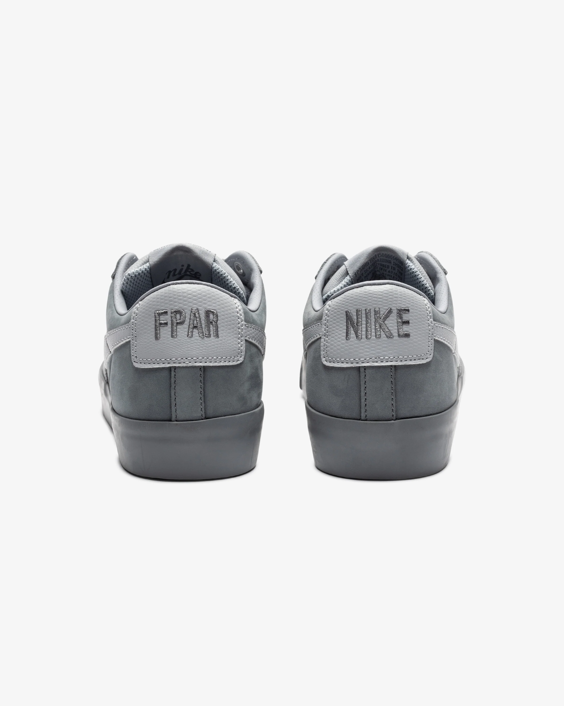 NIKE SB X FPAR ZOOM BLAZER LOW - COOLGREY/ WOLFGREY - Image 3