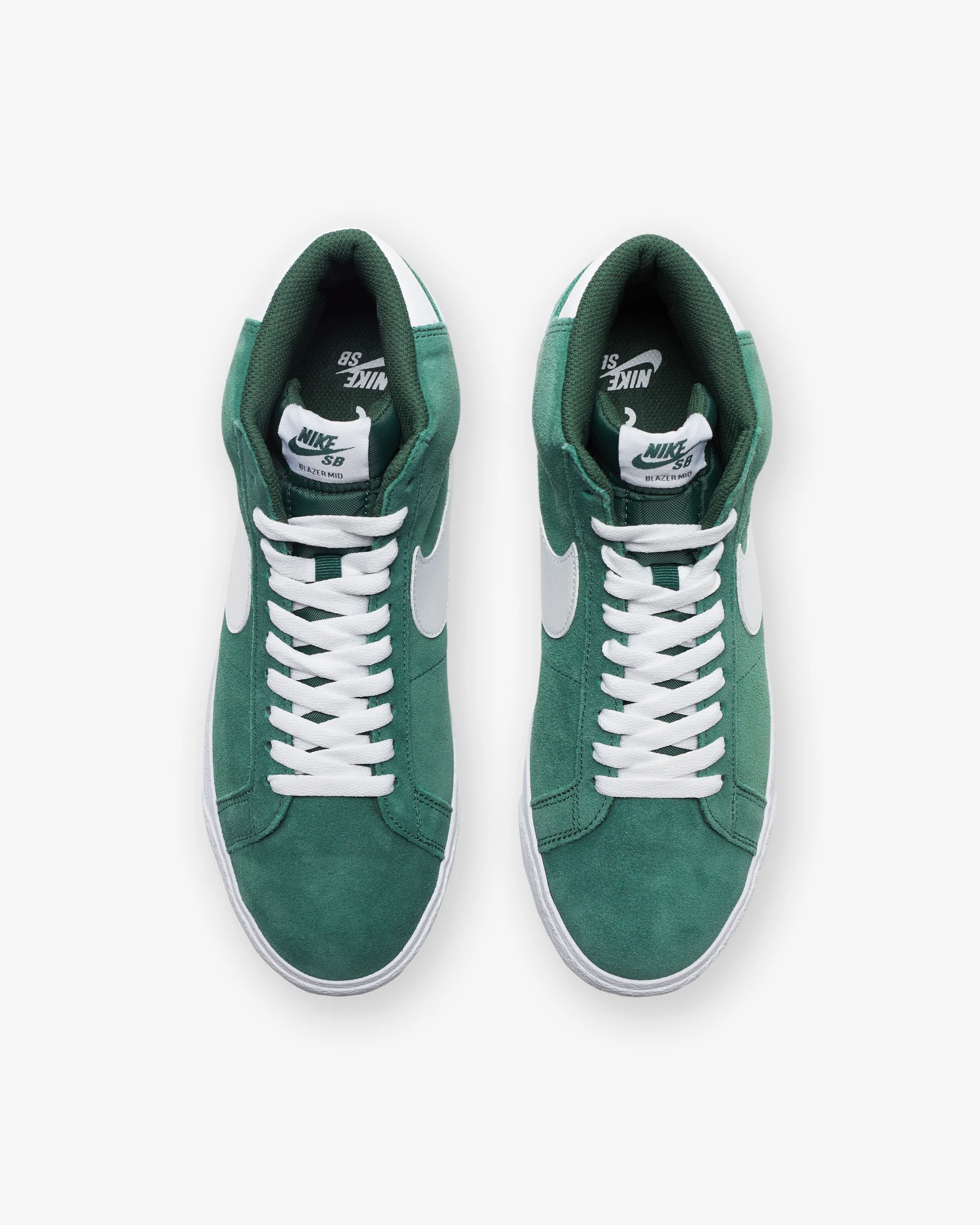 NIKE SB ZOOM BLAZER MID - FIR/ WHITE - Image 4