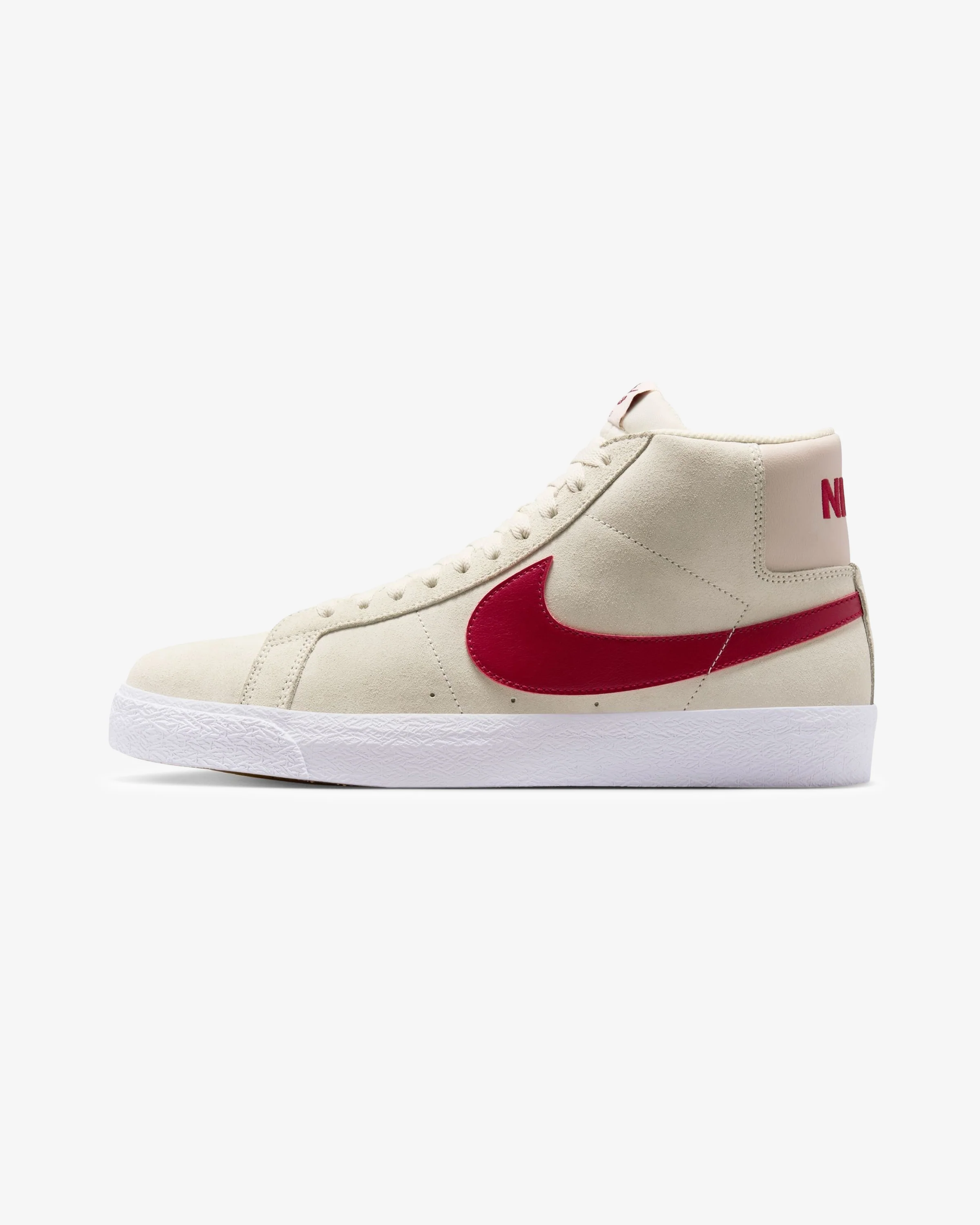 NIKE SB ZOOM BLAZER MID - PALEIVORY/ NOBLERED - Image 2
