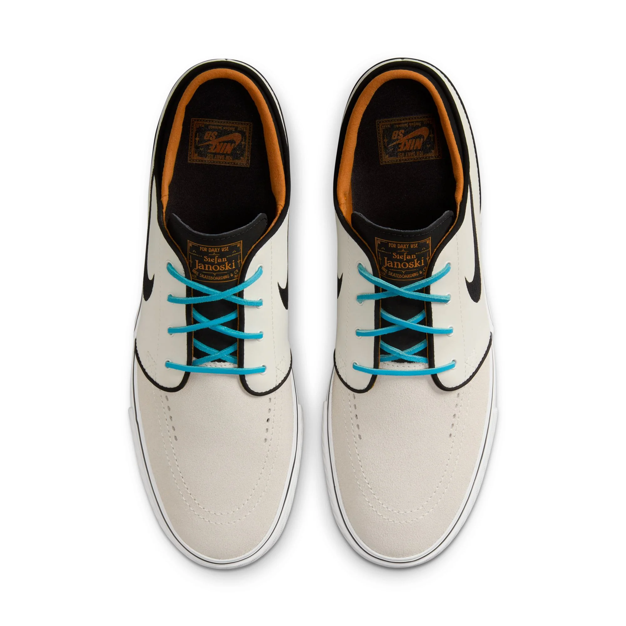 NIKE SB ZOOM JANOSKI OG+ ELECTRIC - PHANTOM/ CHLORINEBLUE - Image 4