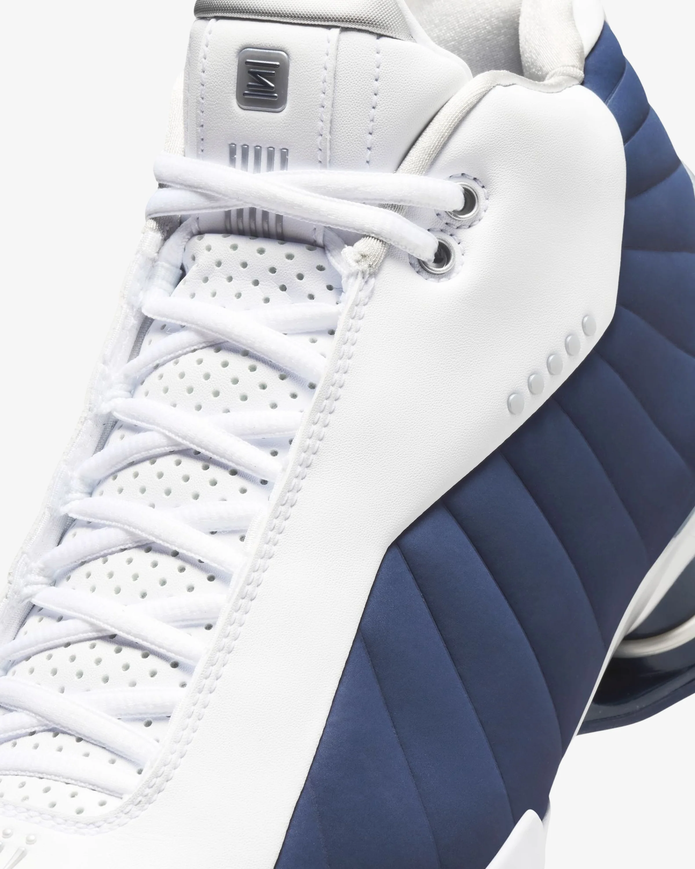 NIKE SHOX BB4 - WHITE/ MIDNIGHT NAVY - Image 6