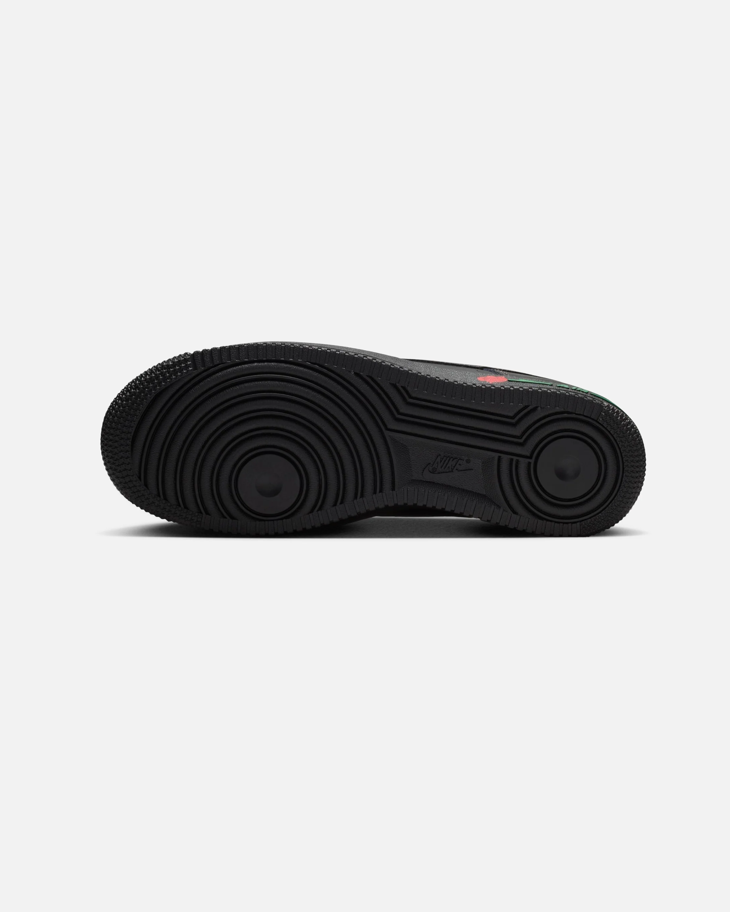 NIKE WMNS AIR FORCE 1 '07 SE - BLACK/ SPORT RED/ PINE GREEN - Image 4