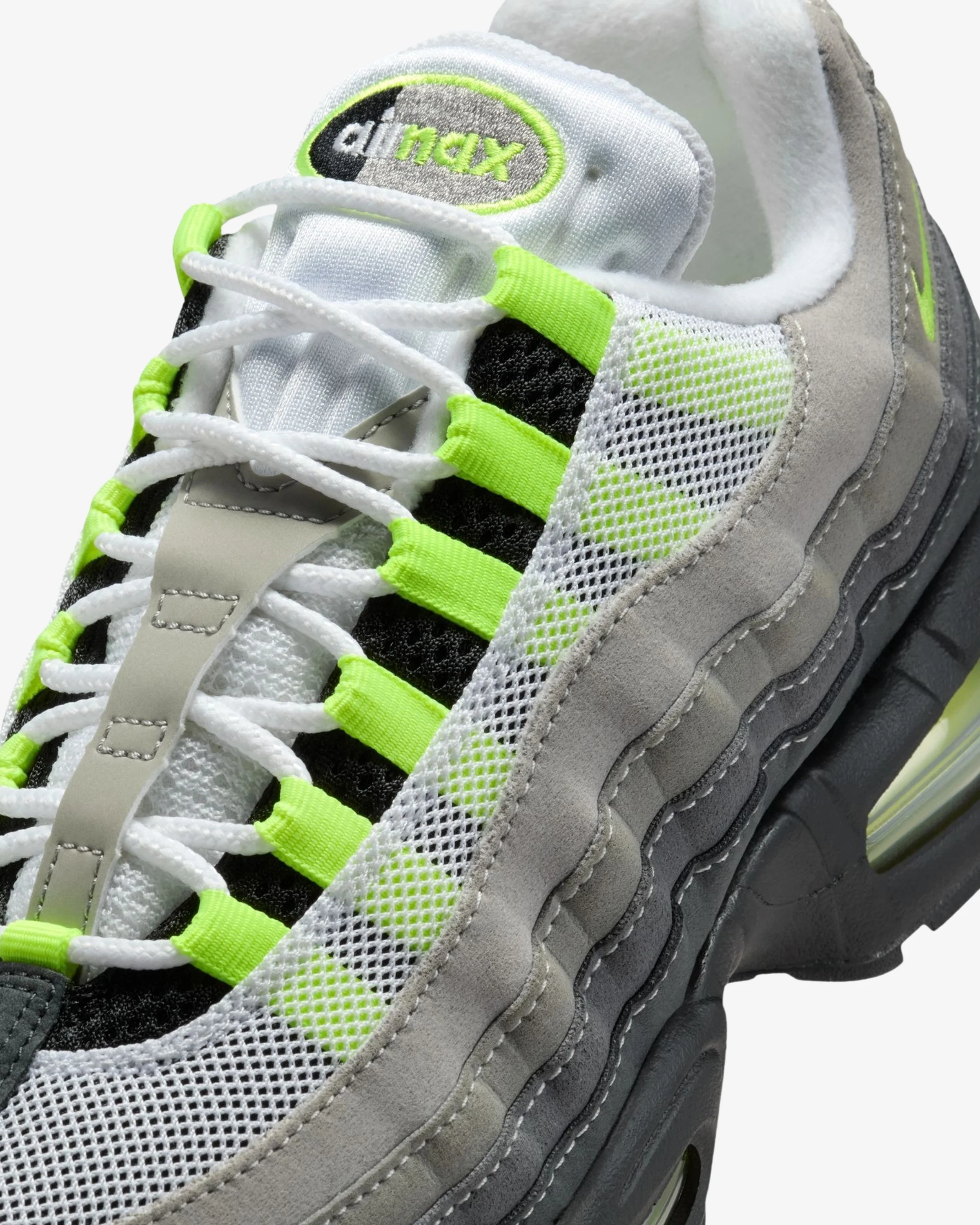 NIKE WMNS AIR MAX 95 "BIG BUBBLE" - BLACK/ NEON YELLOW - Image 6
