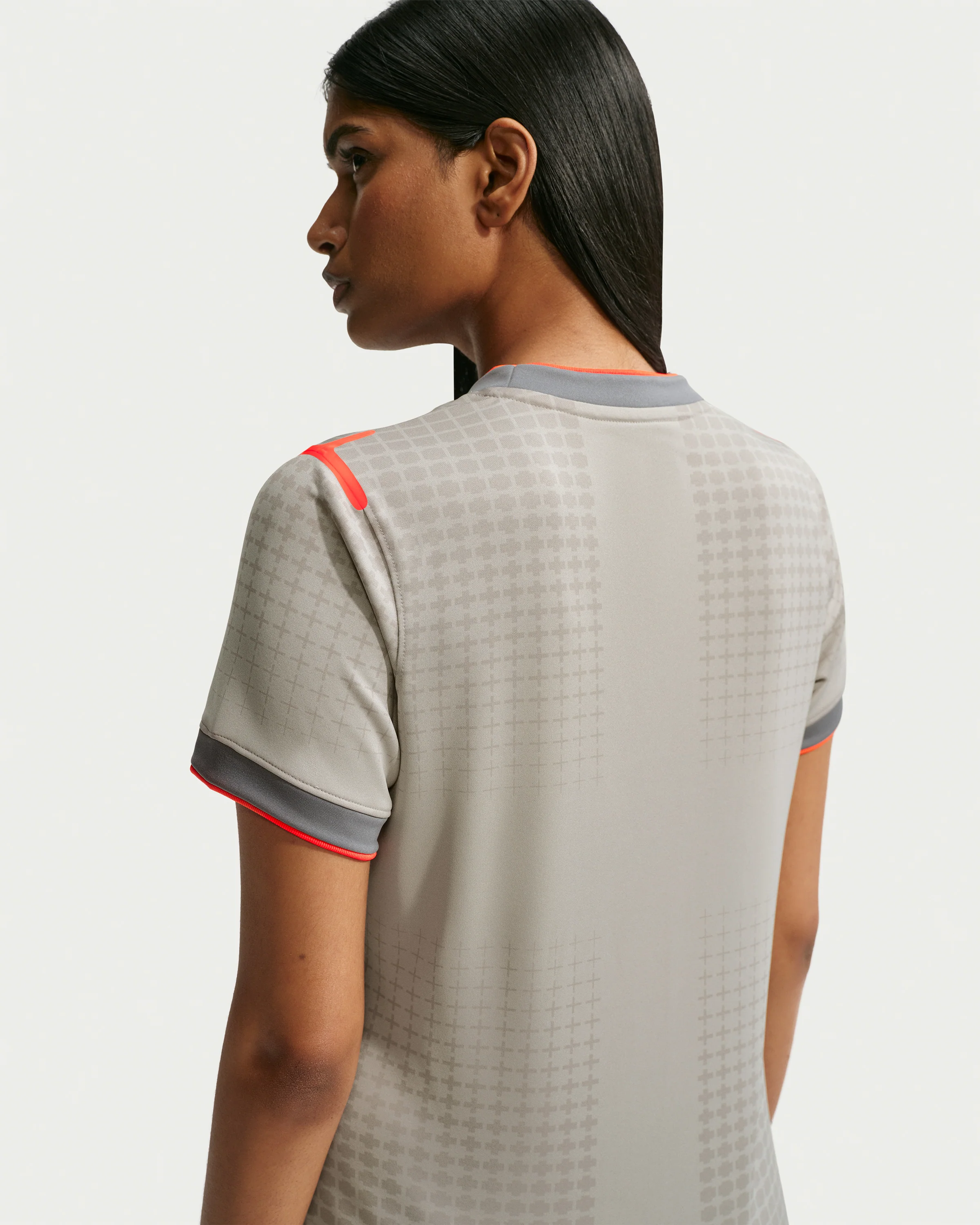 NIKE WMNS X PALACE ENG PREMATCH JERSEY - PEWTER GREY - Image 2