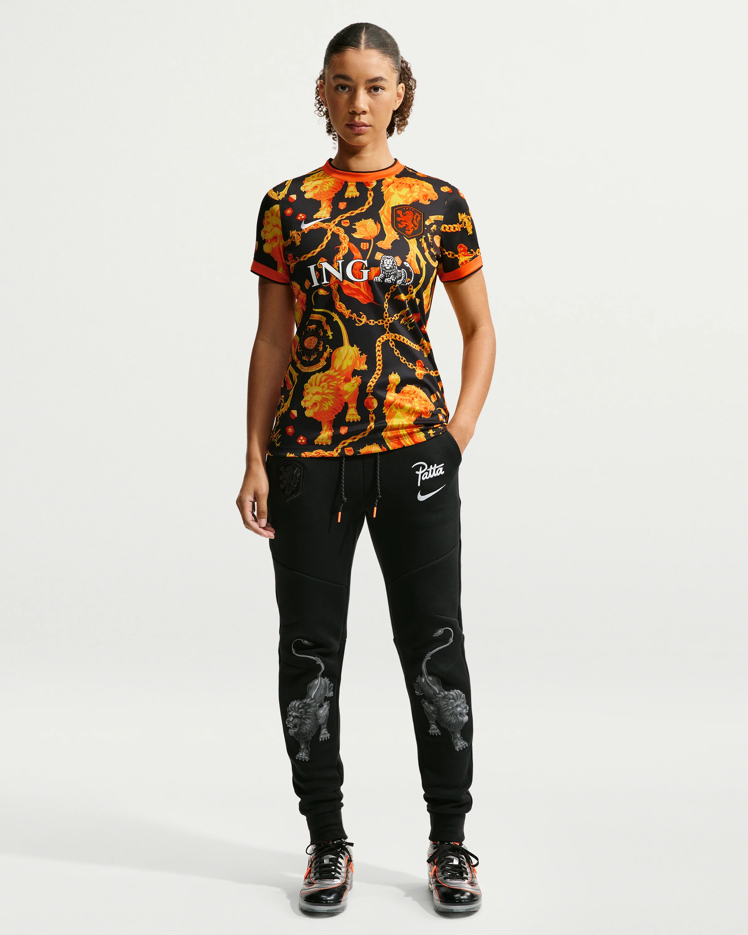 NIKE WMNS X PATTA NL PRE-MATCH JERSEY- METALLIC SILVER - Image 5