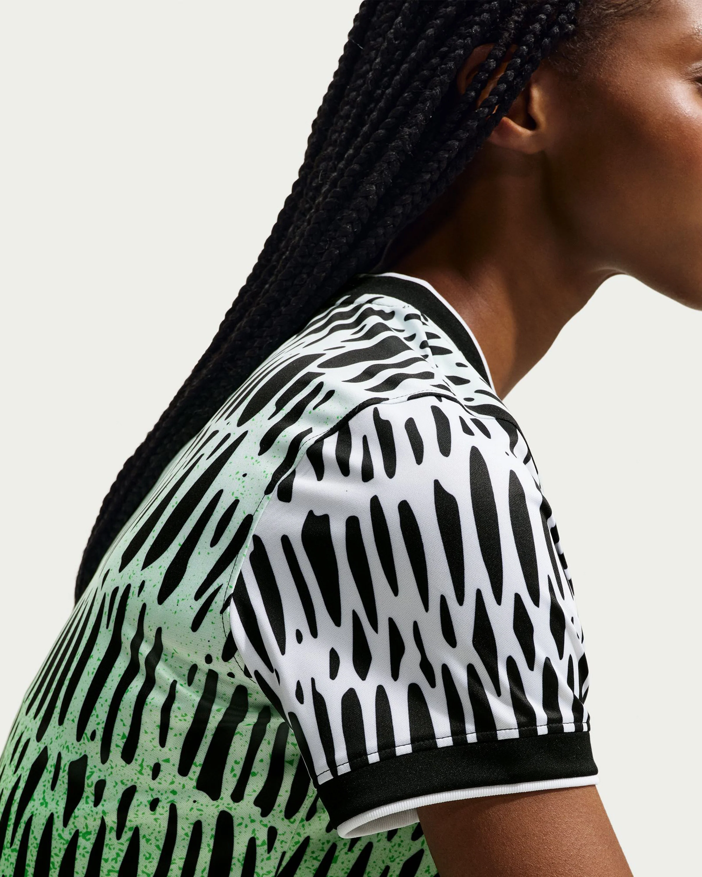 NIKE WMNS X SLAWN NG PREMATCH JERSEY - BLACK/ WHITE - Image 5