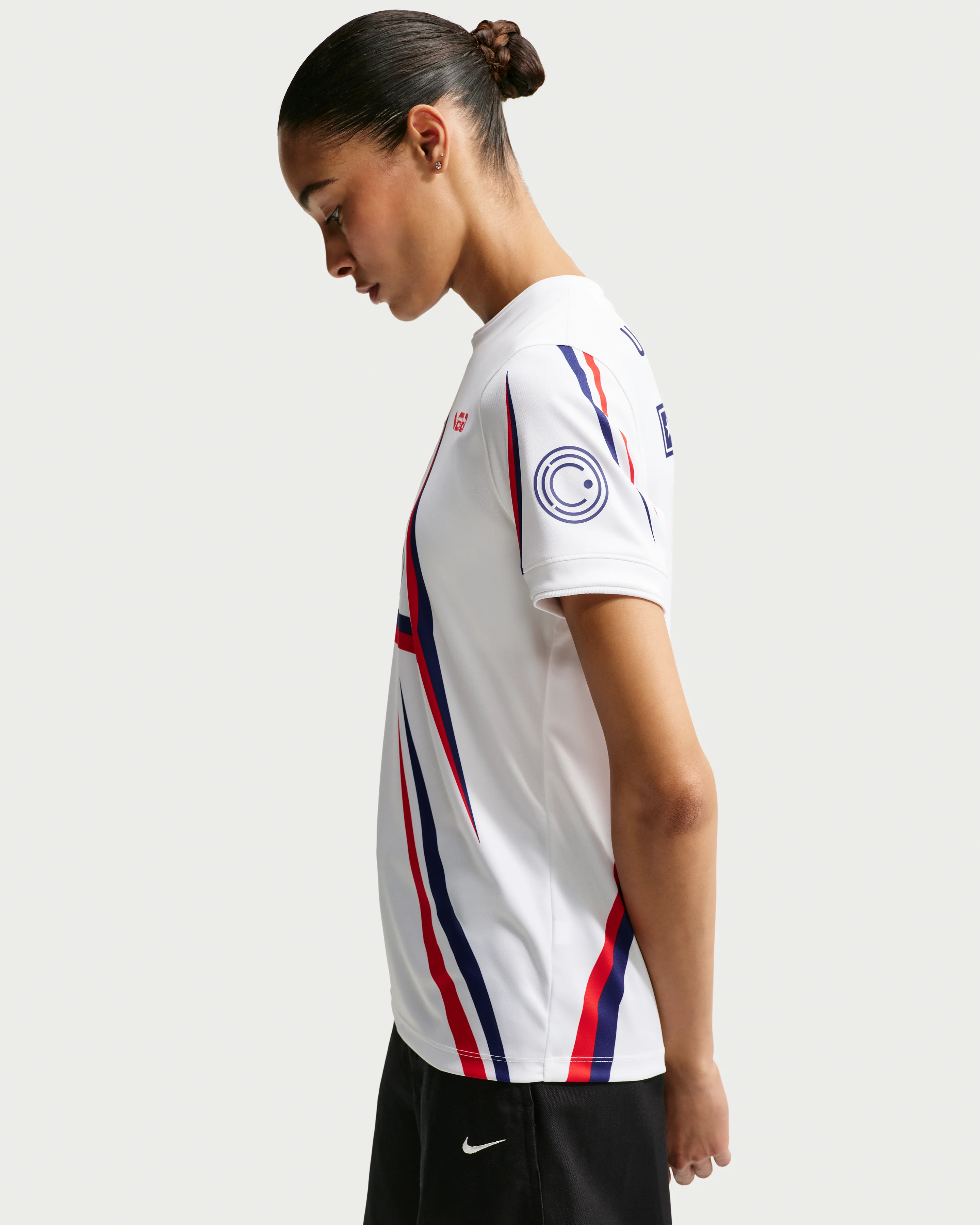 NIKE WMNS X VAA USA PREMATCH JERSEY - WHITE - Image 3