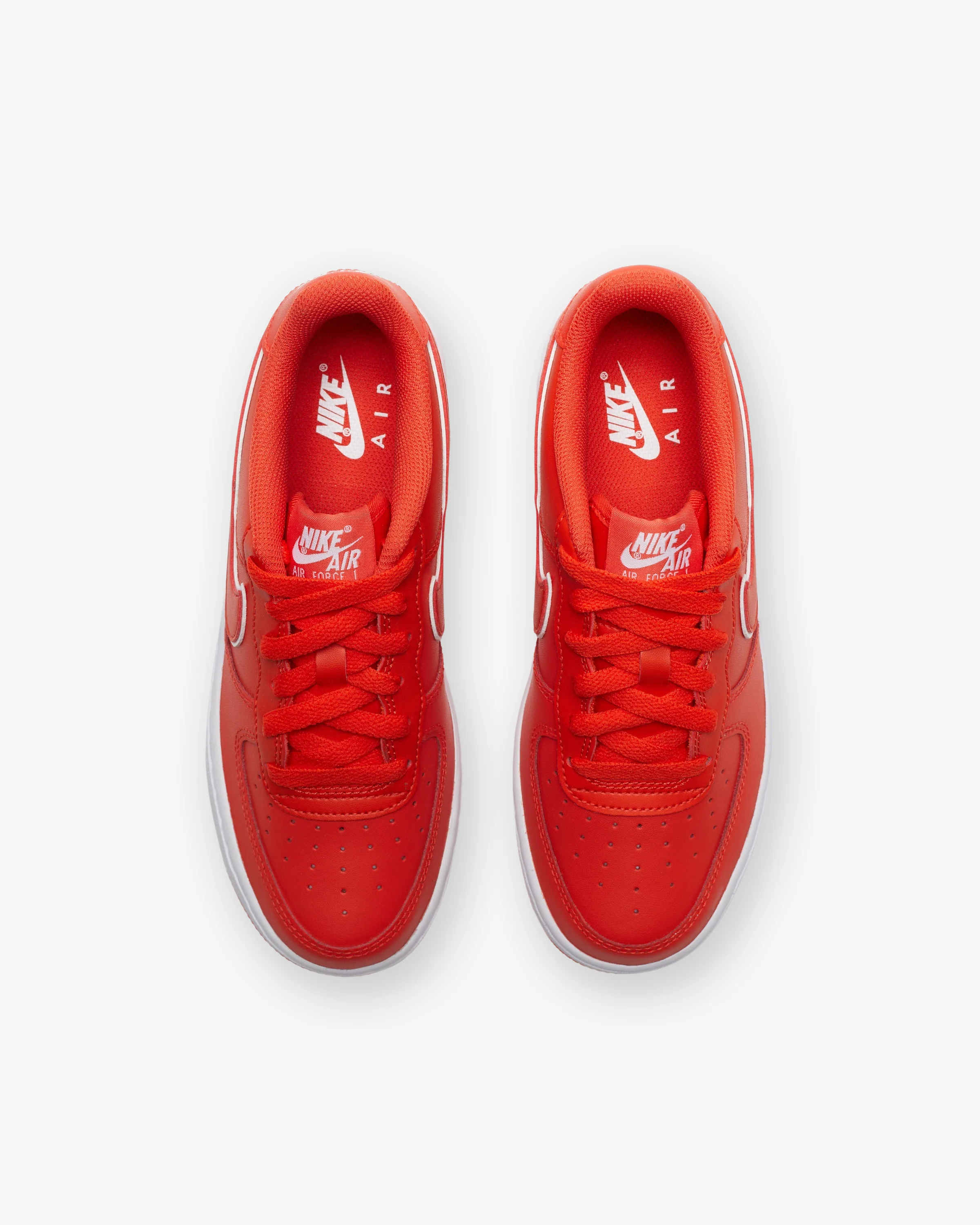 NIKE GS AIR FORCE 1 - PICANTERED/ WHITE - Image 4