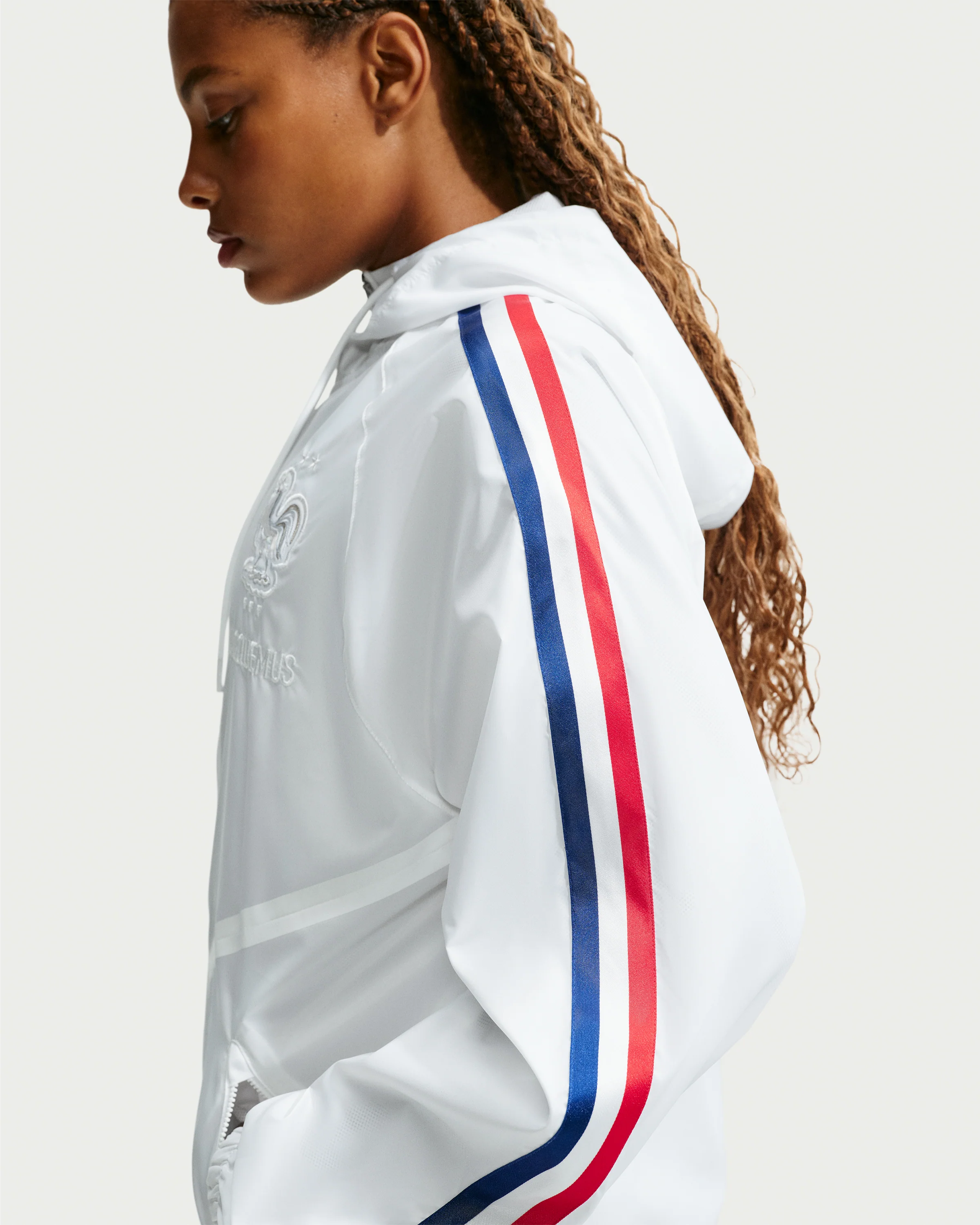NIKE X JACQUEMUS FR ANTHEM JACKET - WHITE - Image 4
