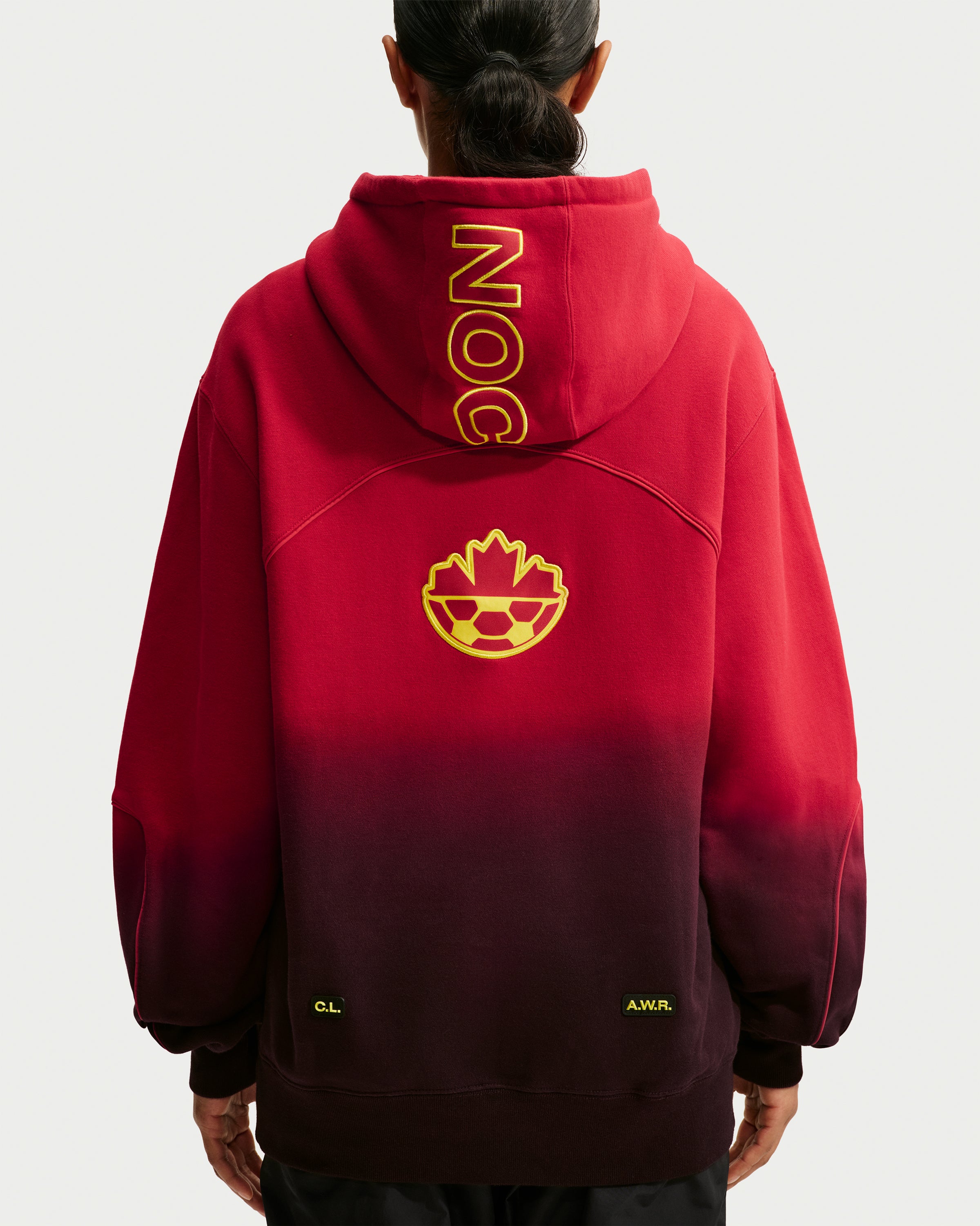 NIKE X NOCTA CA HOODIE - GYM RED/BLACK - Image 4