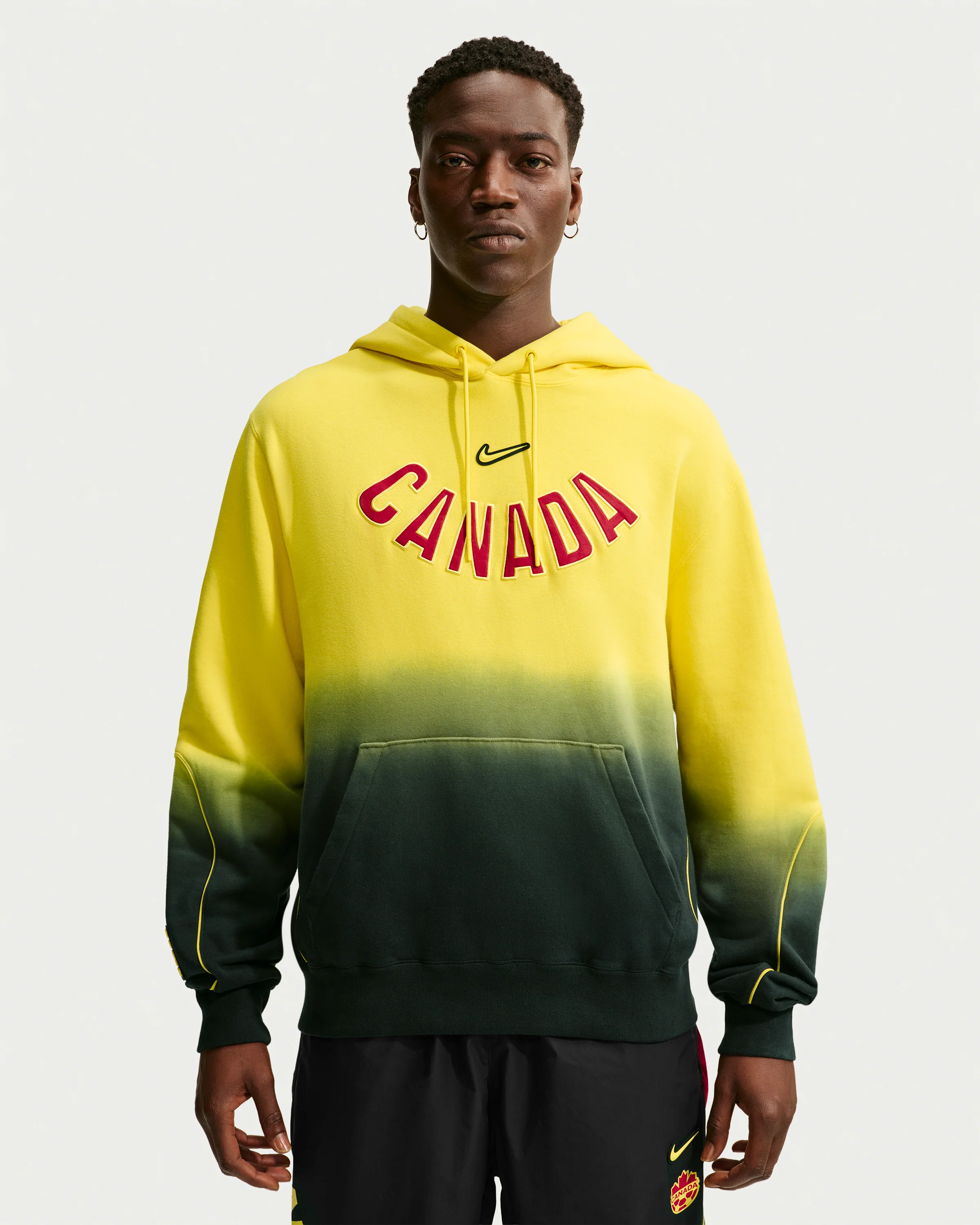 NIKE X NOCTA CA HOODIE - SONIC YELLOW/ BLACK