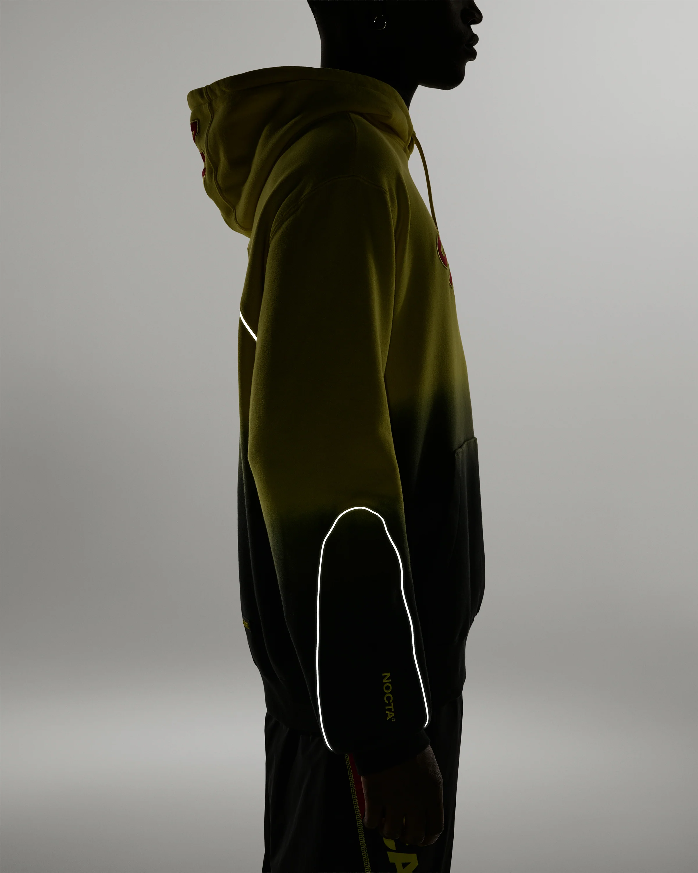 NIKE X NOCTA CA HOODIE - SONIC YELLOW/ BLACK - Image 12