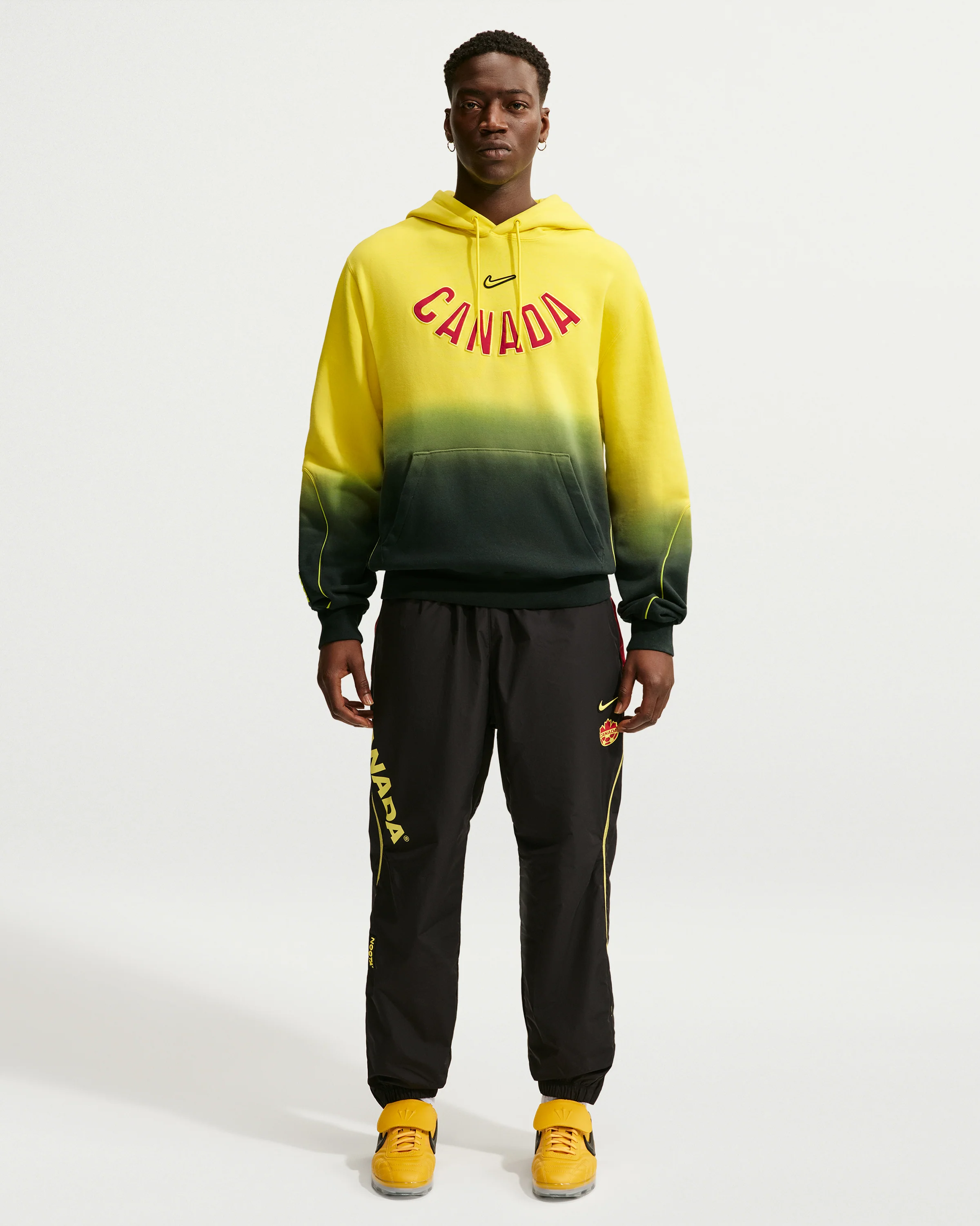 NIKE X NOCTA CA HOODIE - SONIC YELLOW/ BLACK - Image 13