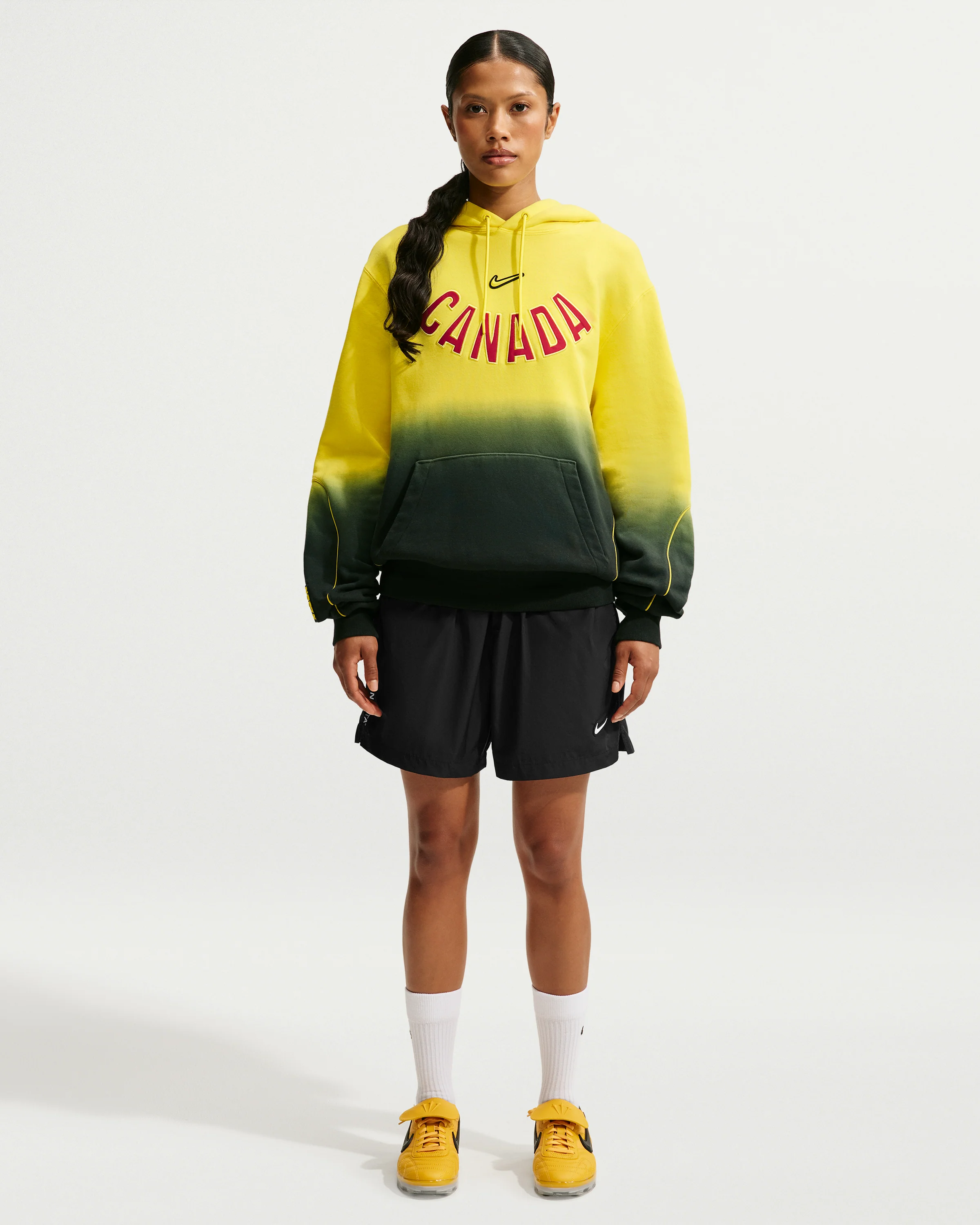 NIKE X NOCTA CA HOODIE - SONIC YELLOW/ BLACK - Image 14