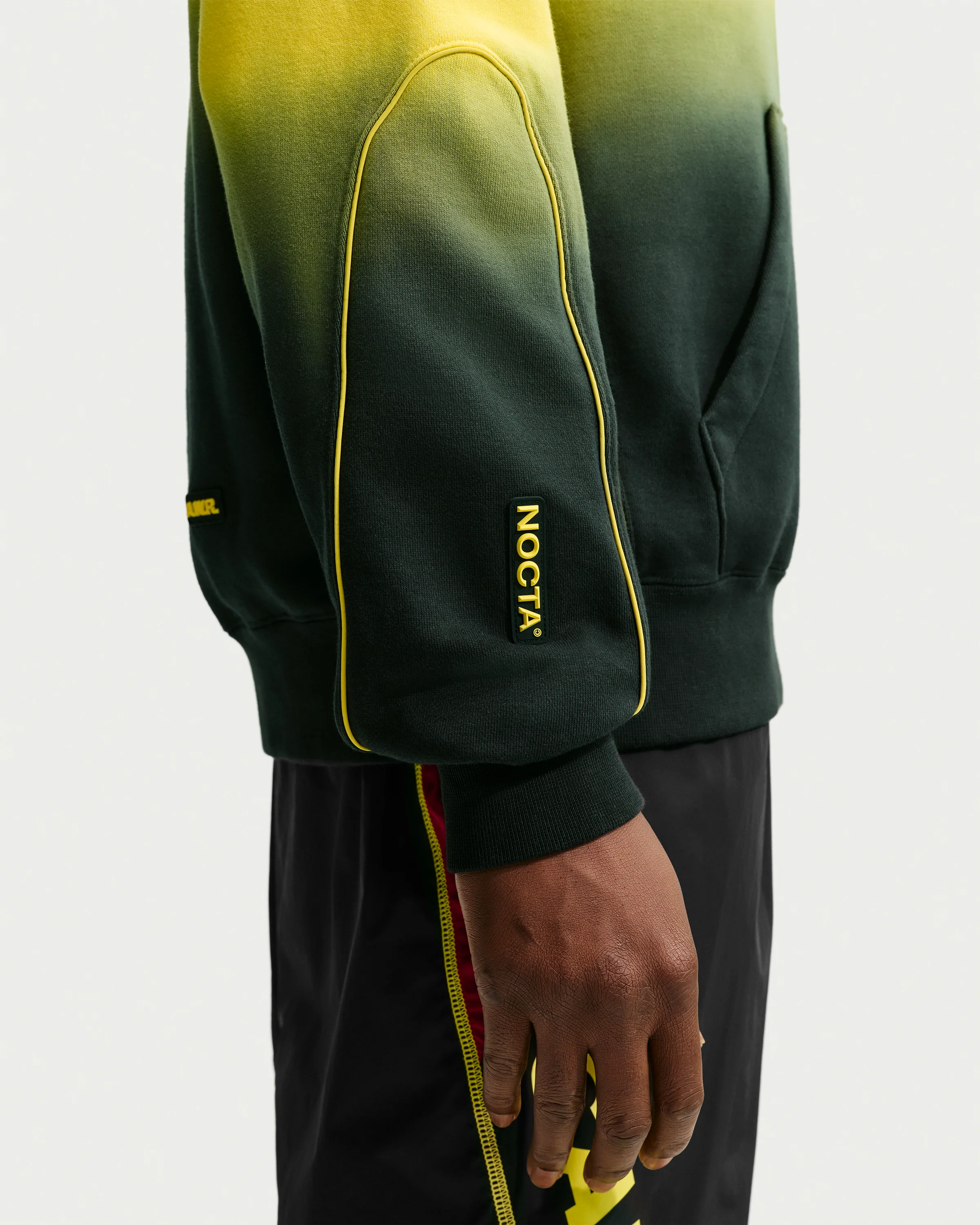 NIKE X NOCTA CA HOODIE - SONIC YELLOW/ BLACK - Image 8