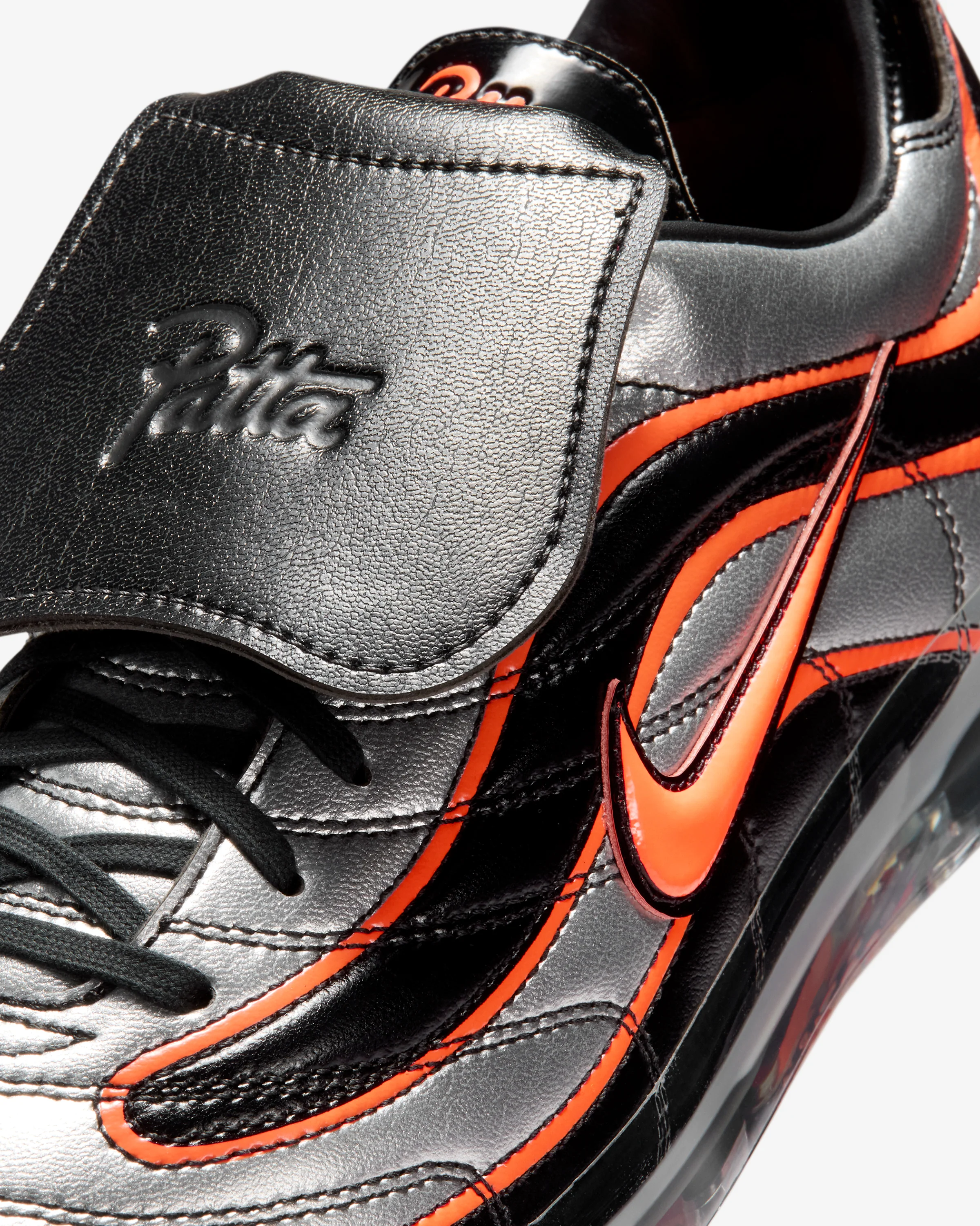 NIKE X PATTA CRYOSHOT MERCURIAL VAPOR R9 - METALLIC SILVER - Image 6