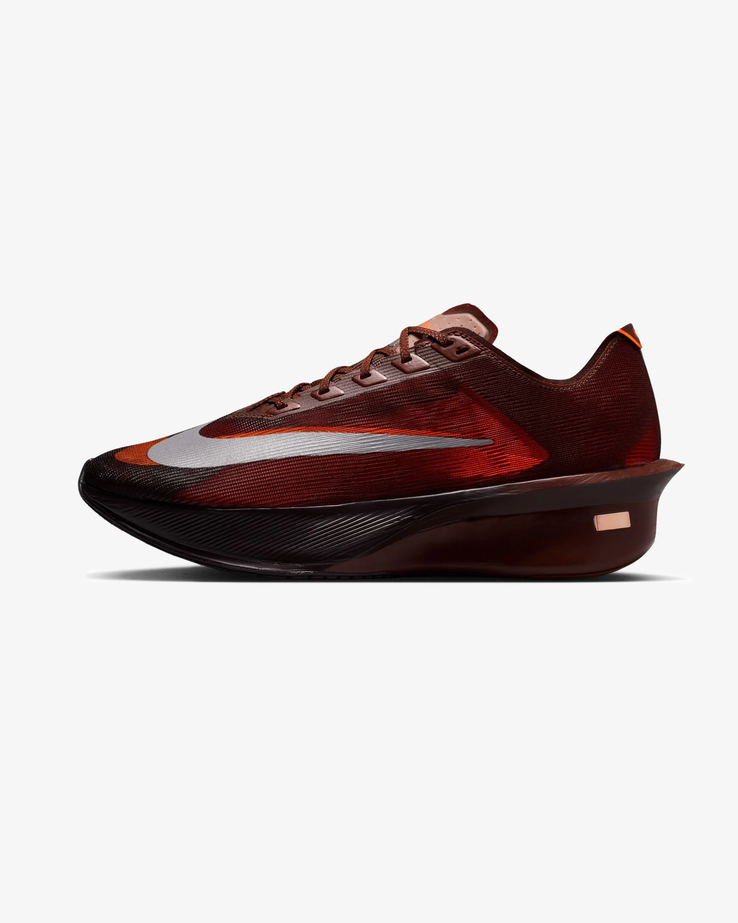 NIKE X RENEGADE VAPORFLY 4 - BRWNBASALT/ HYPERCRIMSON - Image 2