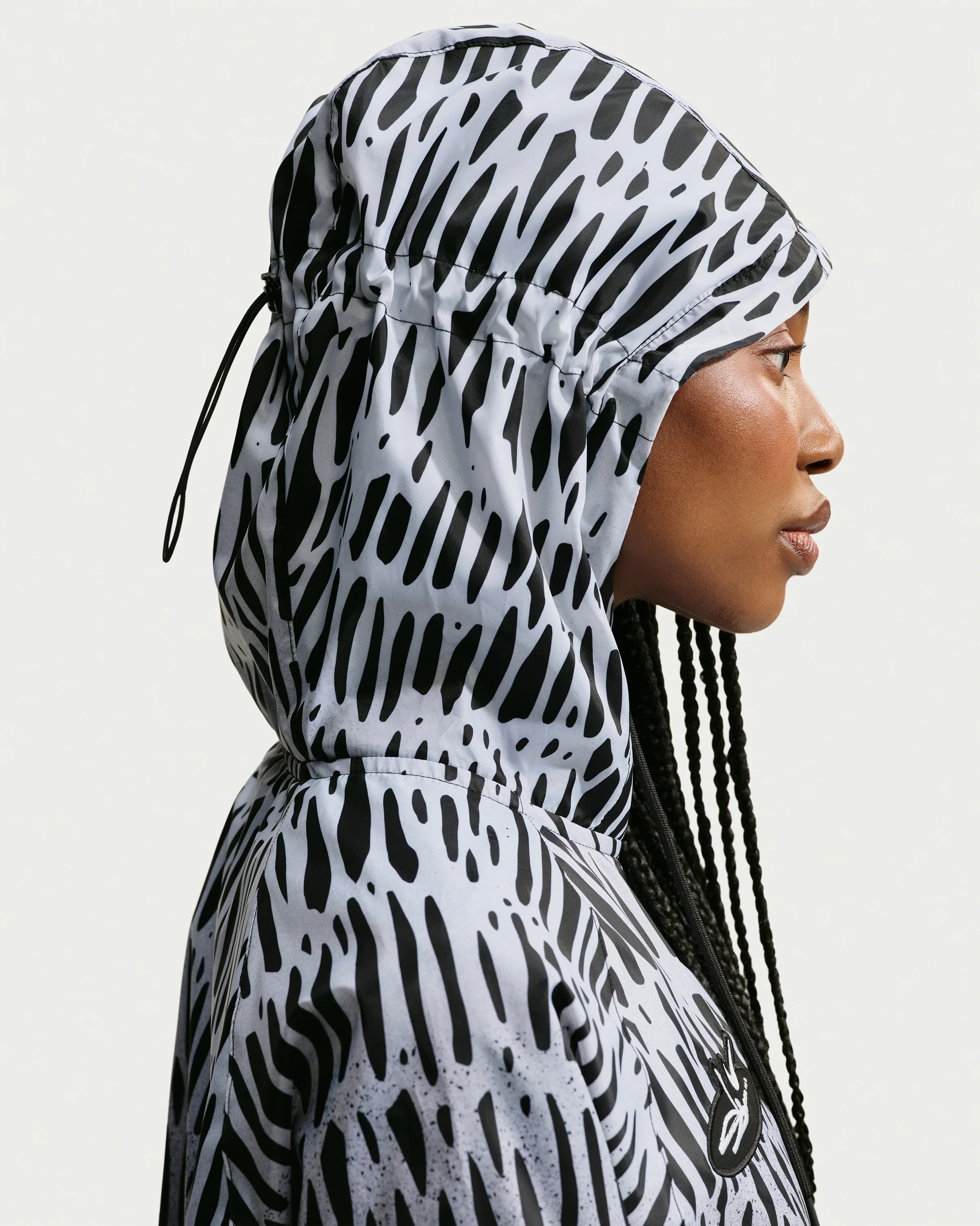 NIKE X SLAWN NG ANTHEM JACKET - BLACK/ WHITE - Image 5