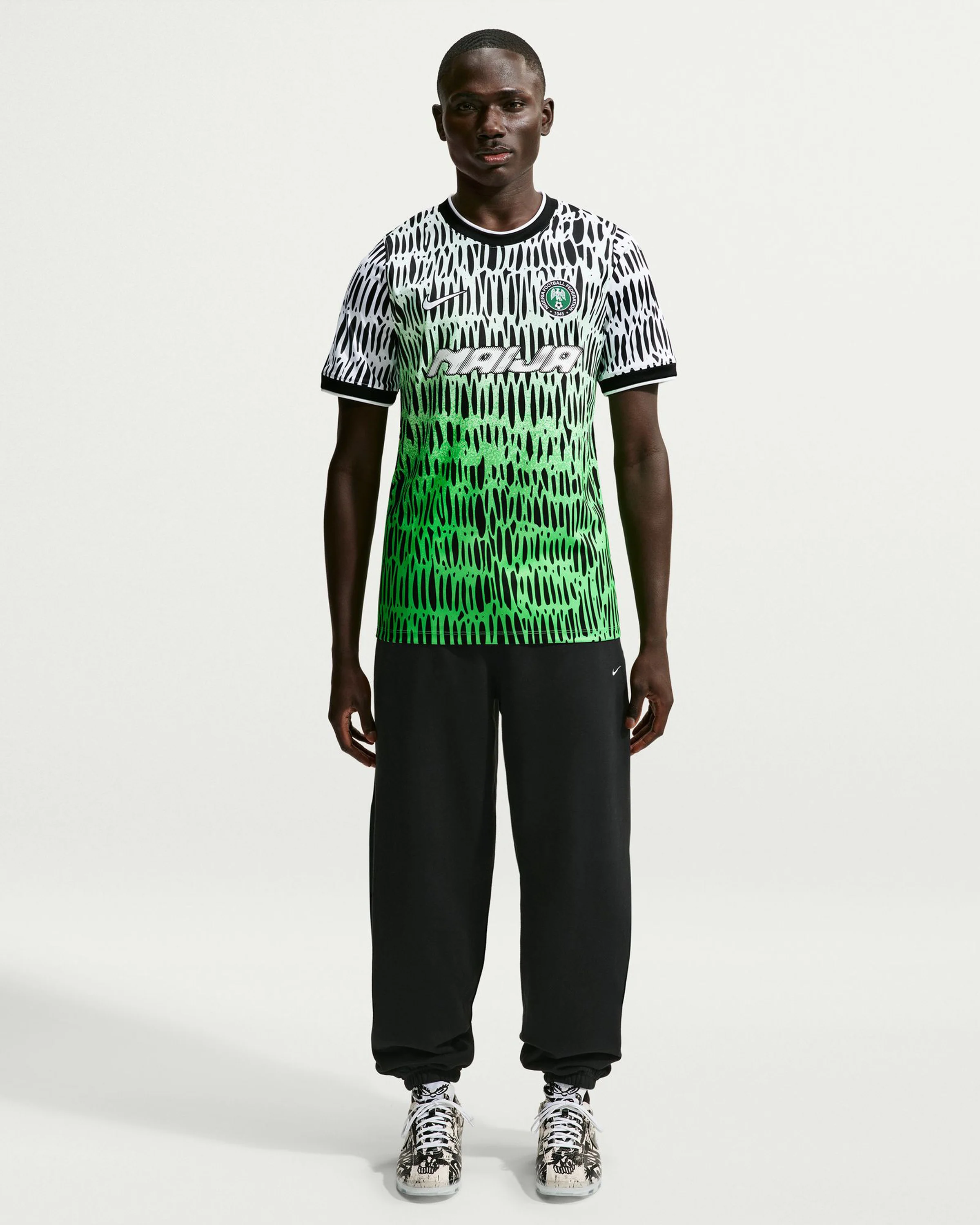 NIKE X SLAWN NG PREMATCH JERSEY - BLACK/ WHITE - Image 2