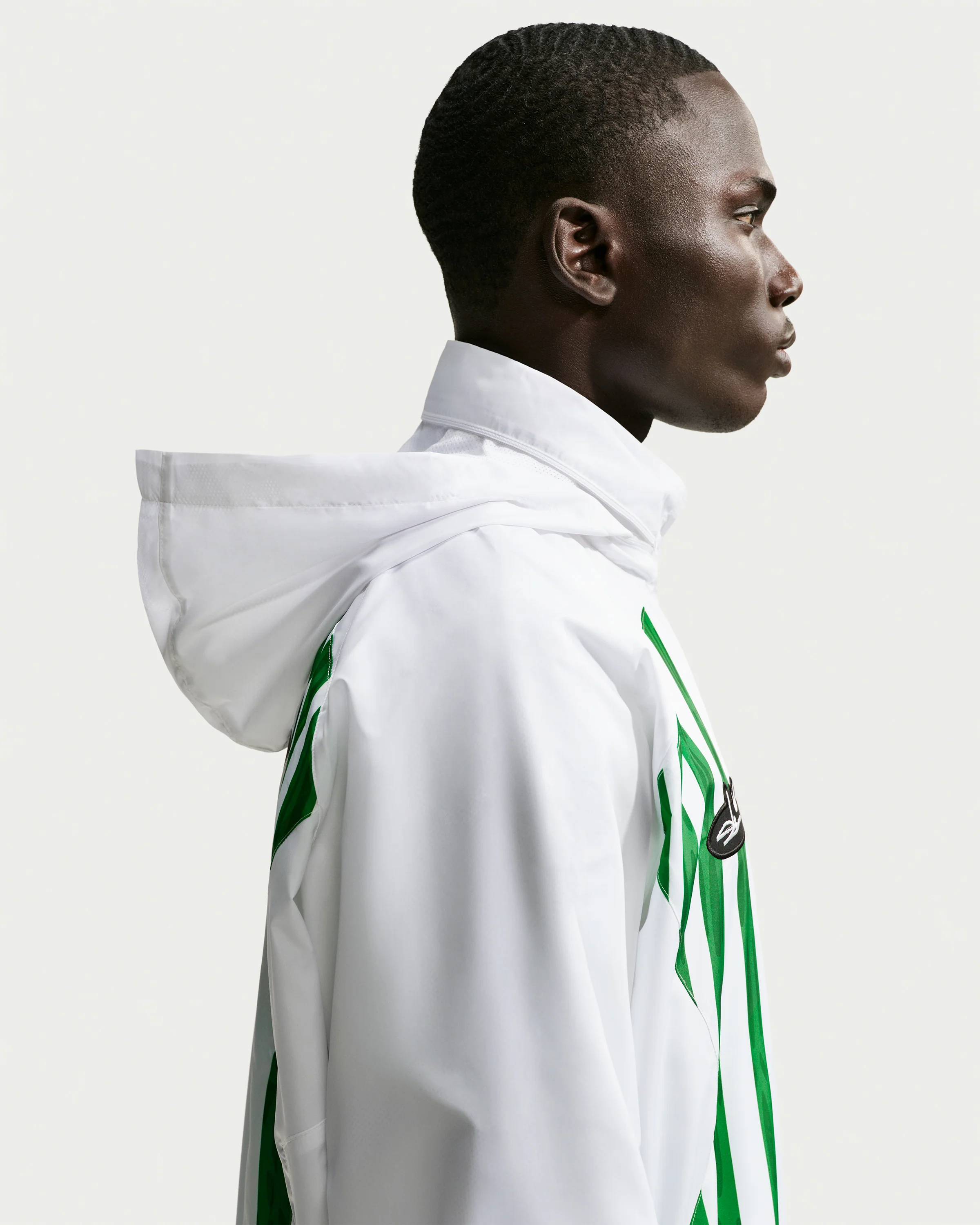 NIKE X SLAWN NG TRACK JACKET - WHITE/ BLACK - Image 5
