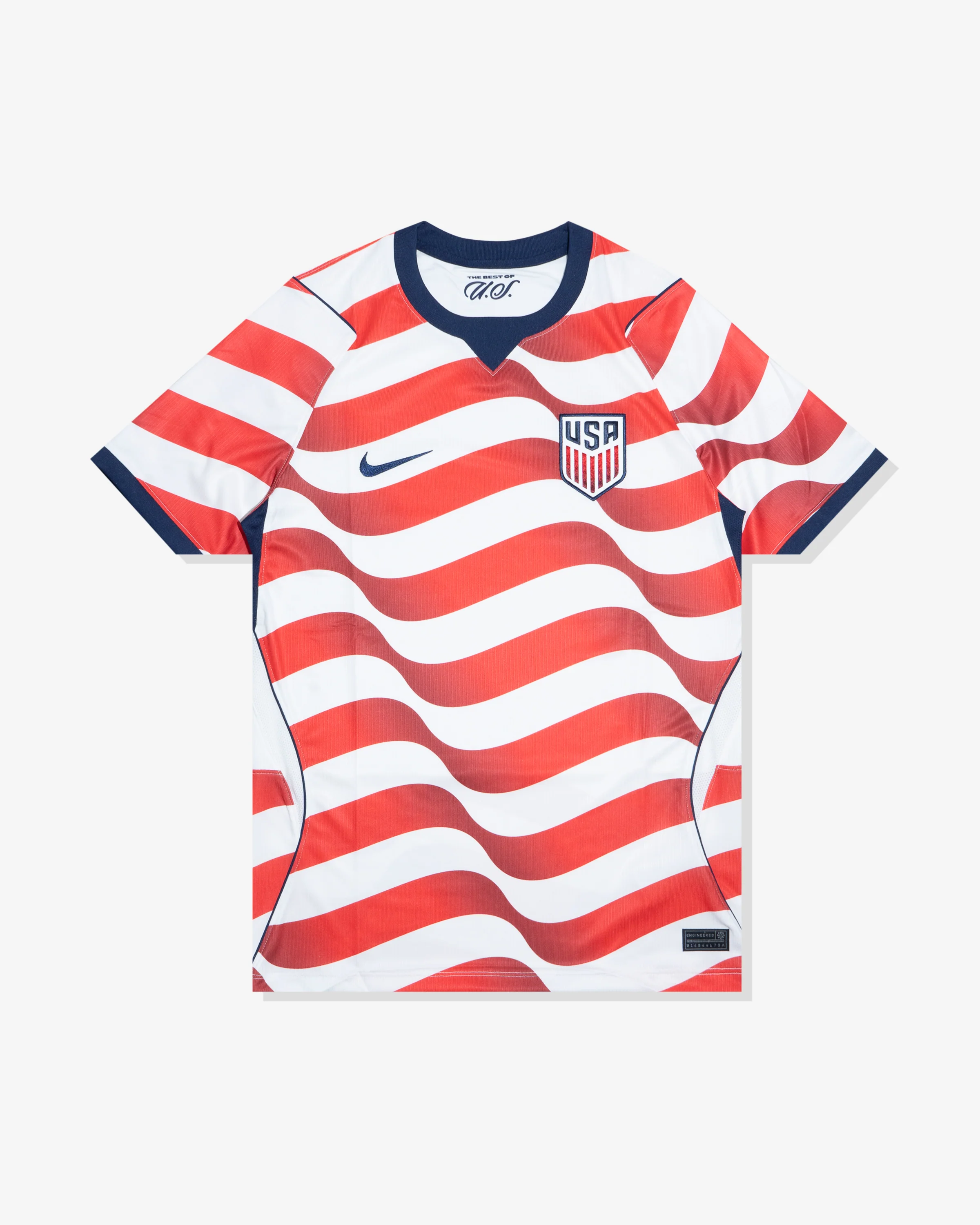 NIKE X USA S/S STADIUM JERSEY - SAIL/MIDNIGHT NAVY