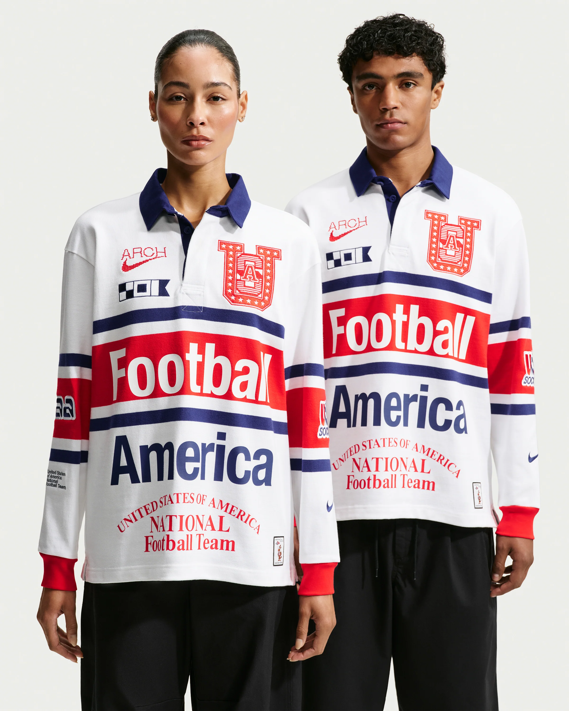 NIKE X VAA USA LS RUGBY TOP - WHITE - Image 10