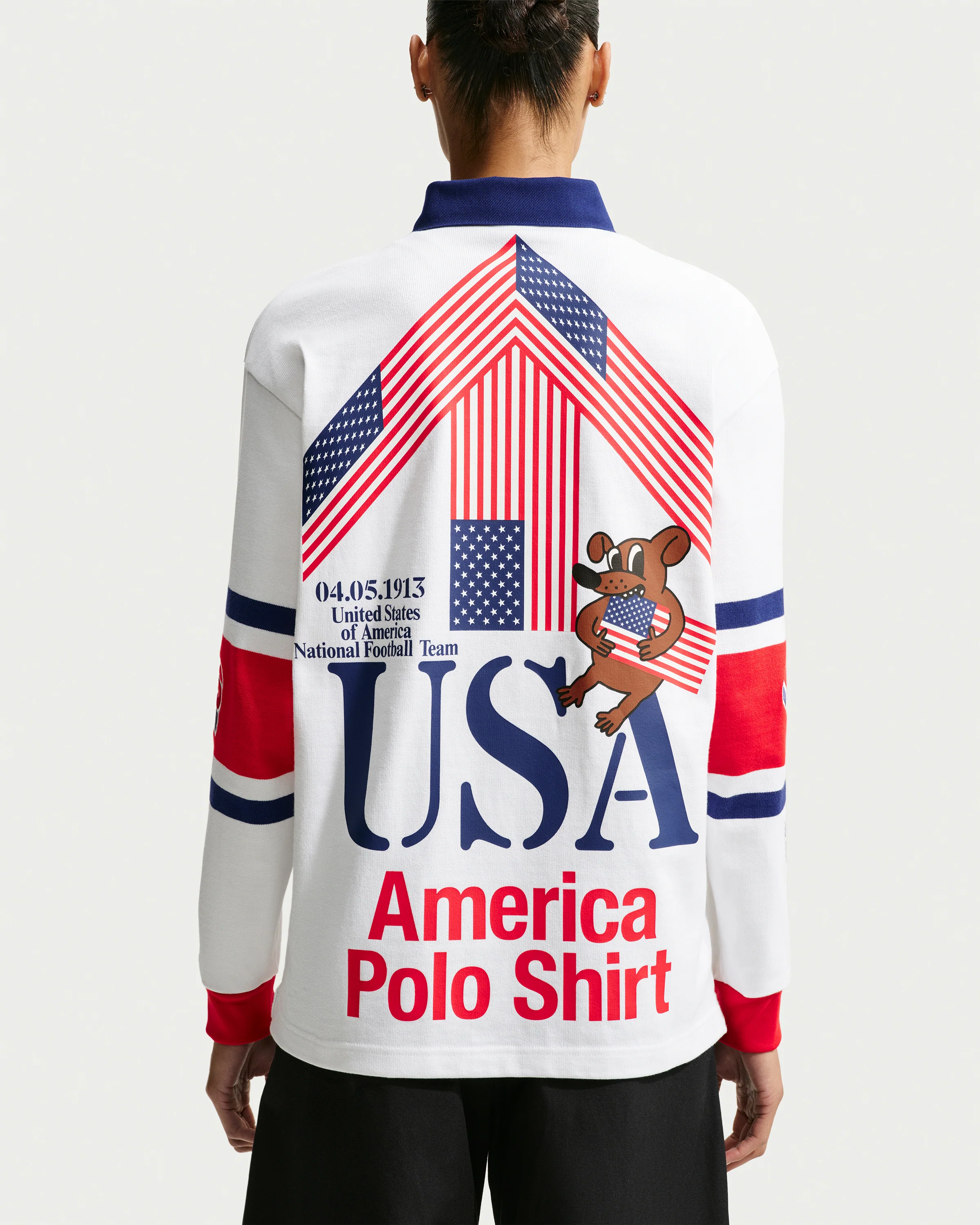 NIKE X VAA USA LS RUGBY TOP - WHITE - Image 2