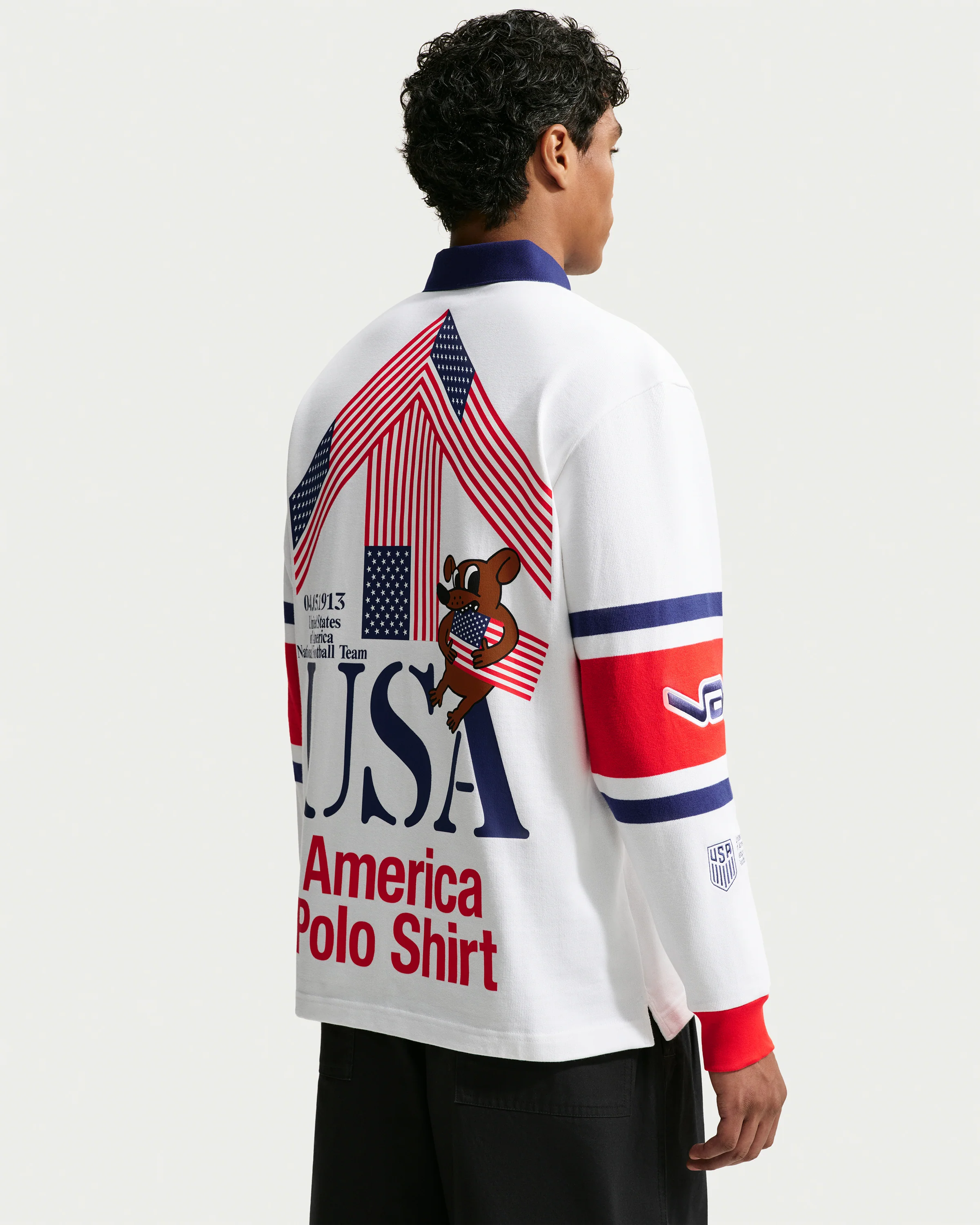 NIKE X VAA USA LS RUGBY TOP - WHITE - Image 4