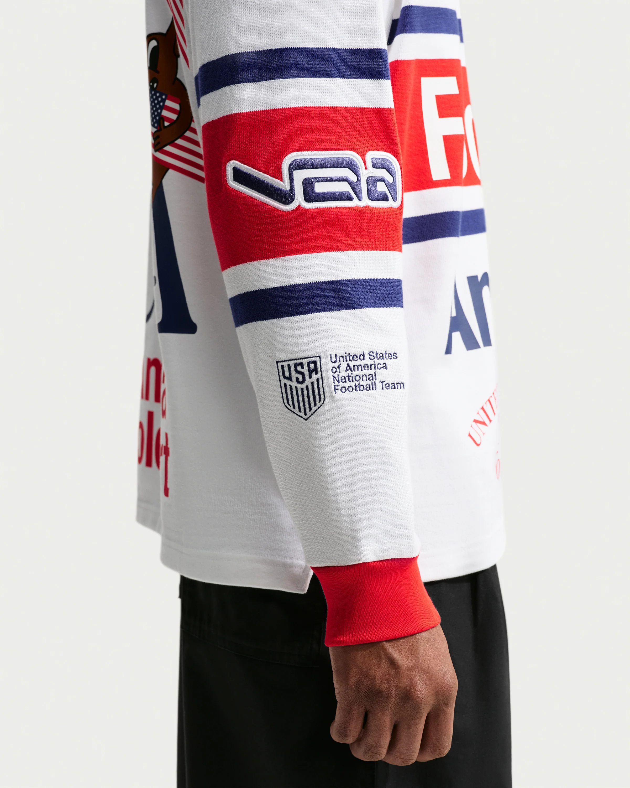 NIKE X VAA USA LS RUGBY TOP - WHITE - Image 6