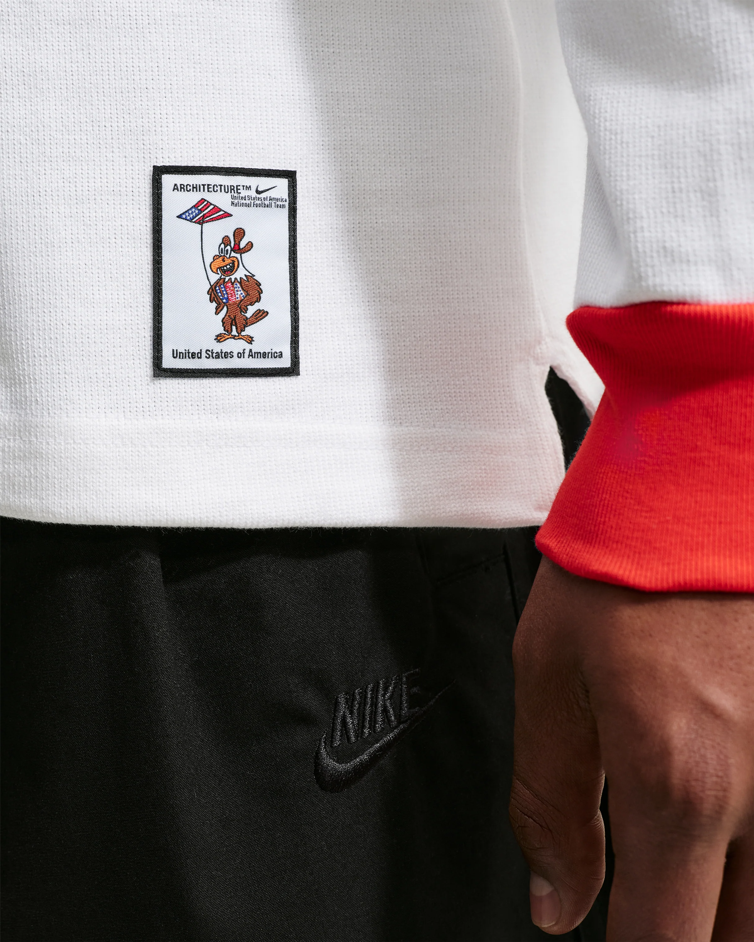 NIKE X VAA USA LS RUGBY TOP - WHITE - Image 7