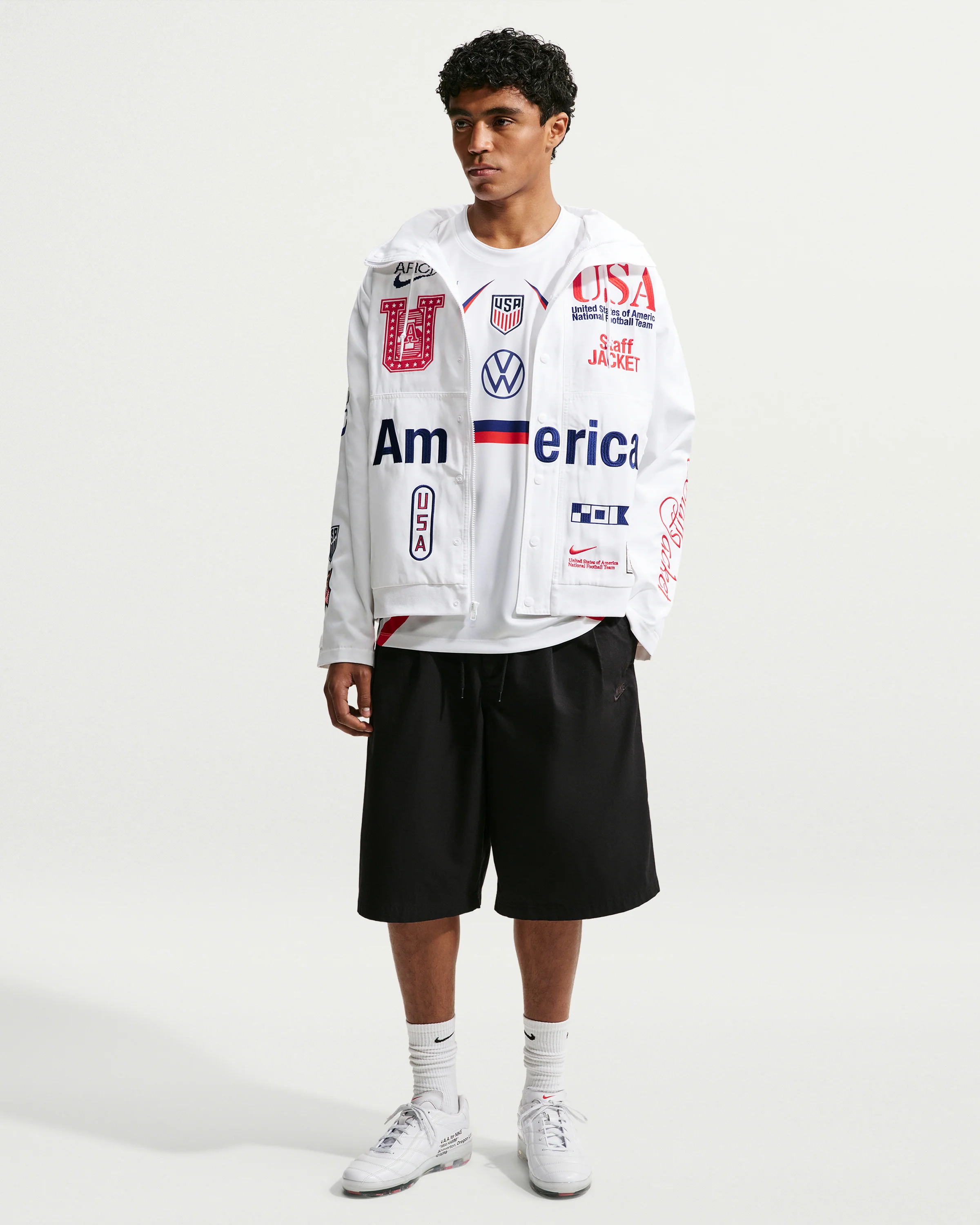 NIKE X VAA USA STAFF JACKET - WHITE - Image 10