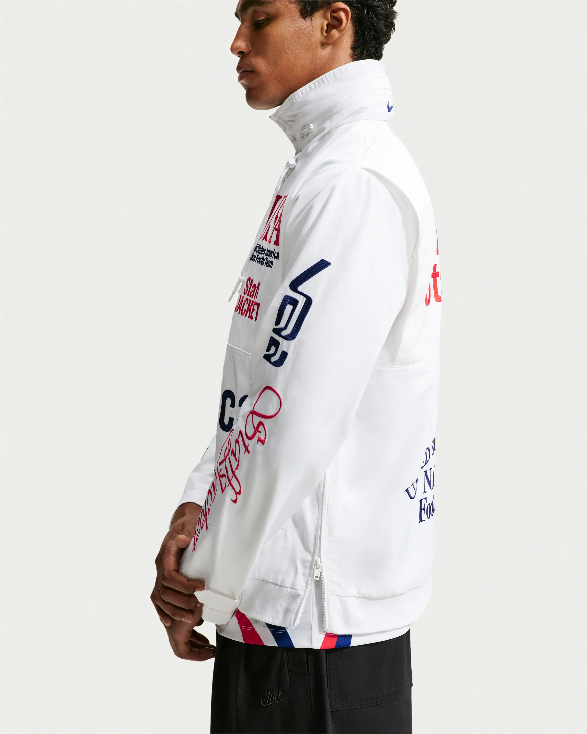 NIKE X VAA USA STAFF JACKET - WHITE - Image 8