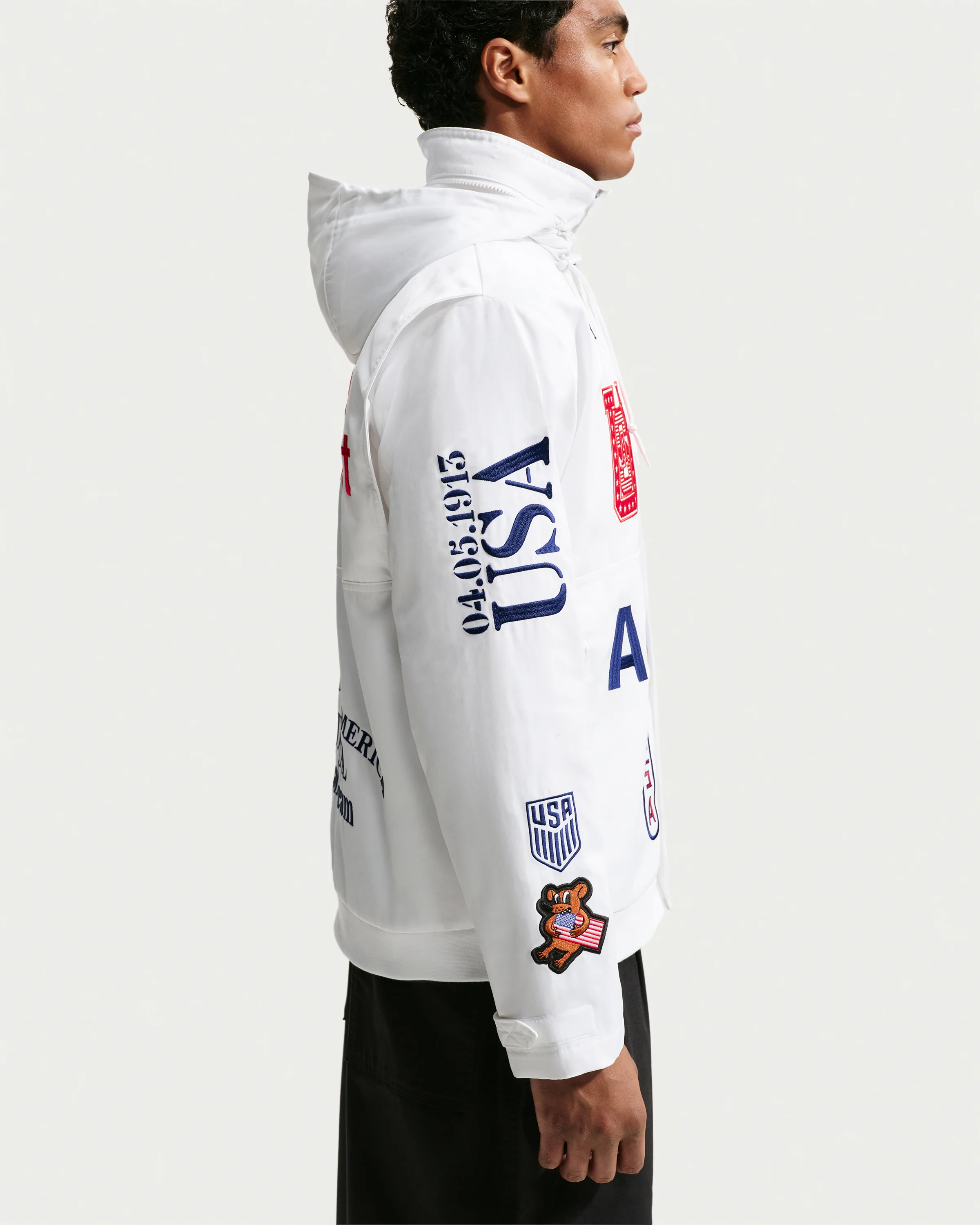 NIKE X VAA USA STAFF JACKET - WHITE - Image 9