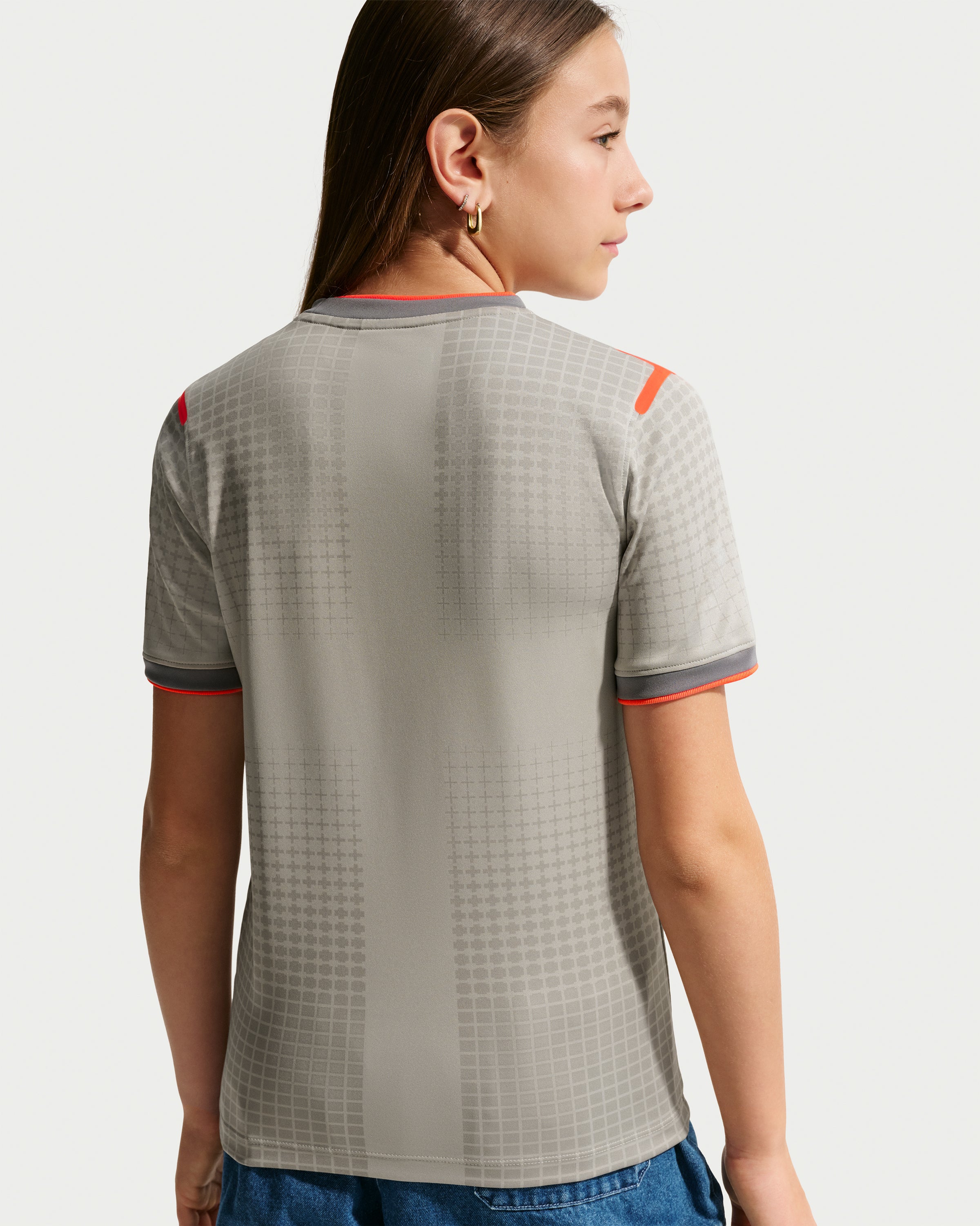 NIKE YOUTH X PALACE ENG PREMATCH JERSEY - PEWTER GREY - Image 4