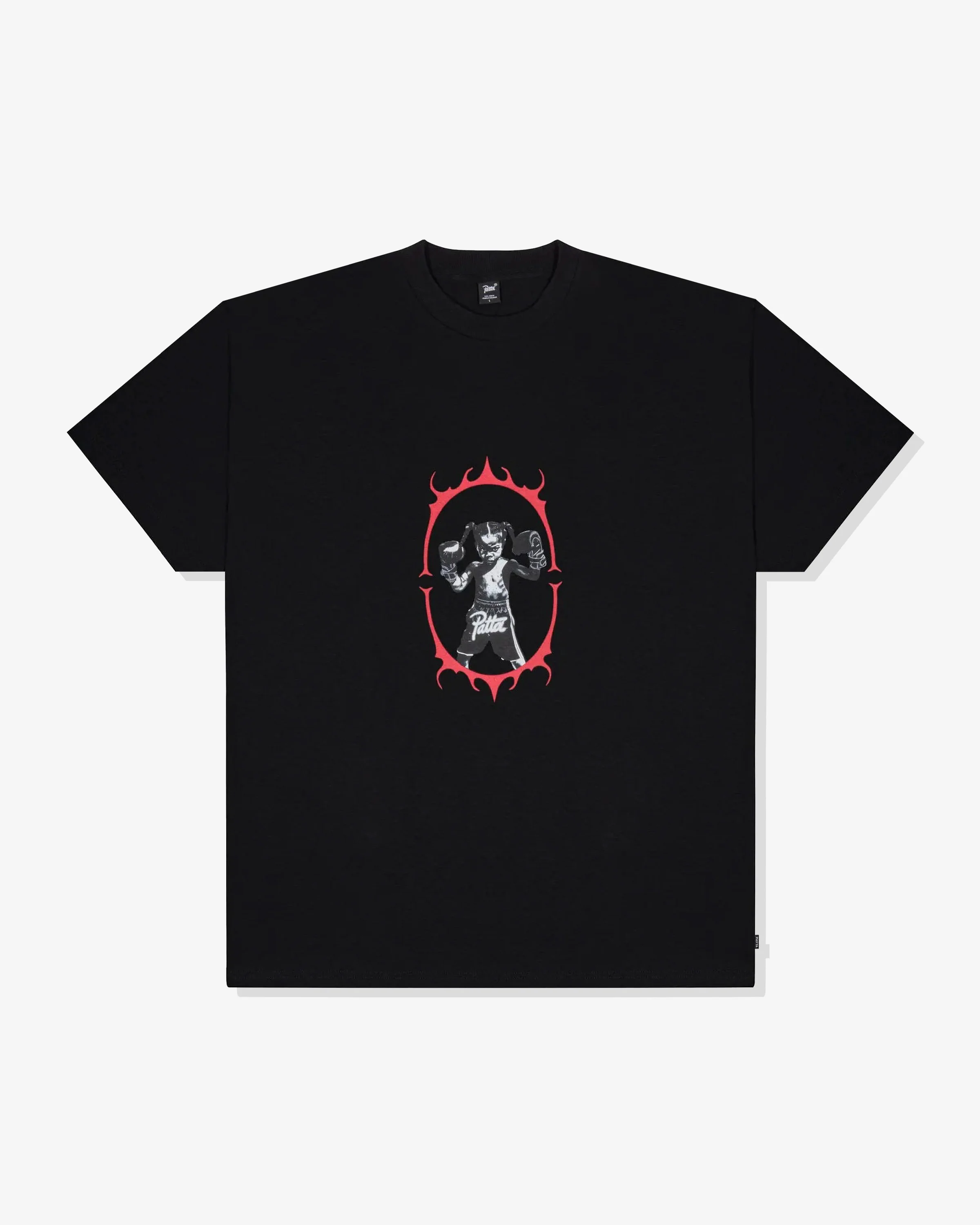 PATTA BOXING TEE - BLACK