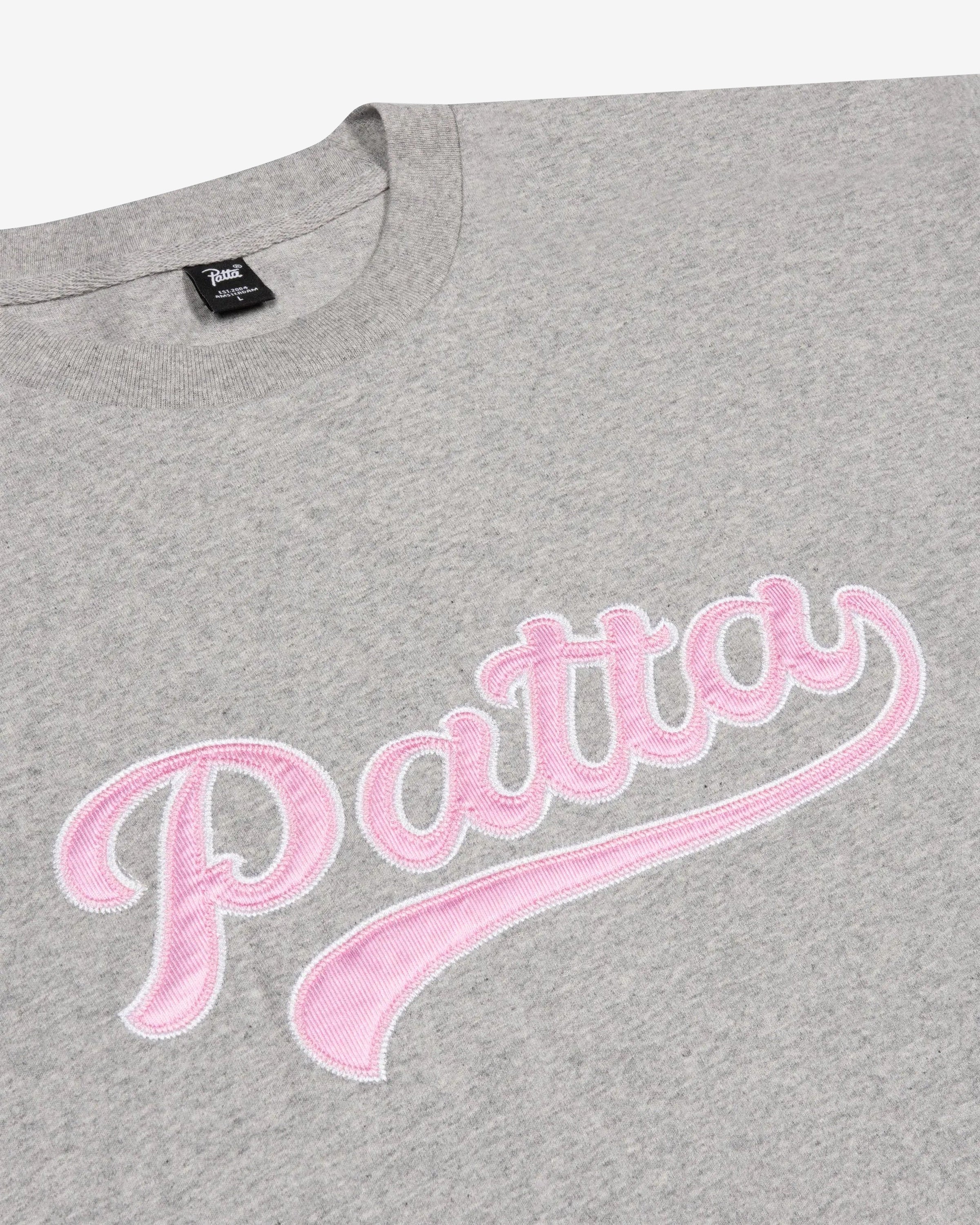 PATTA LOGO TAIL TEE - GREY HEATHER - Image 3