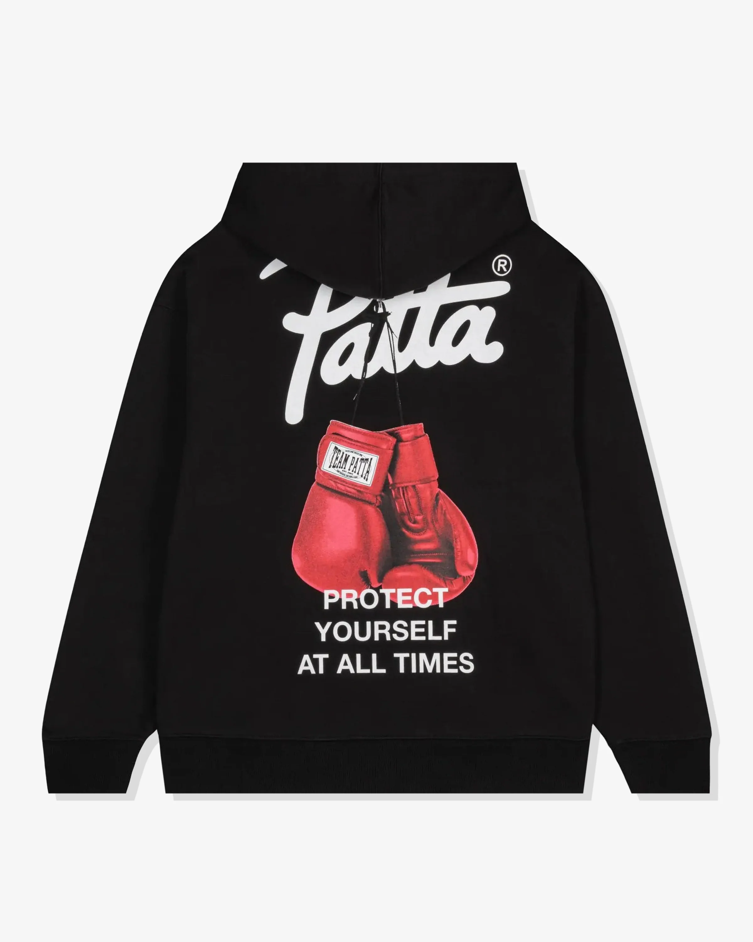 PATTA PROTECT YOURSELF HOODIE - BLACK - Image 2