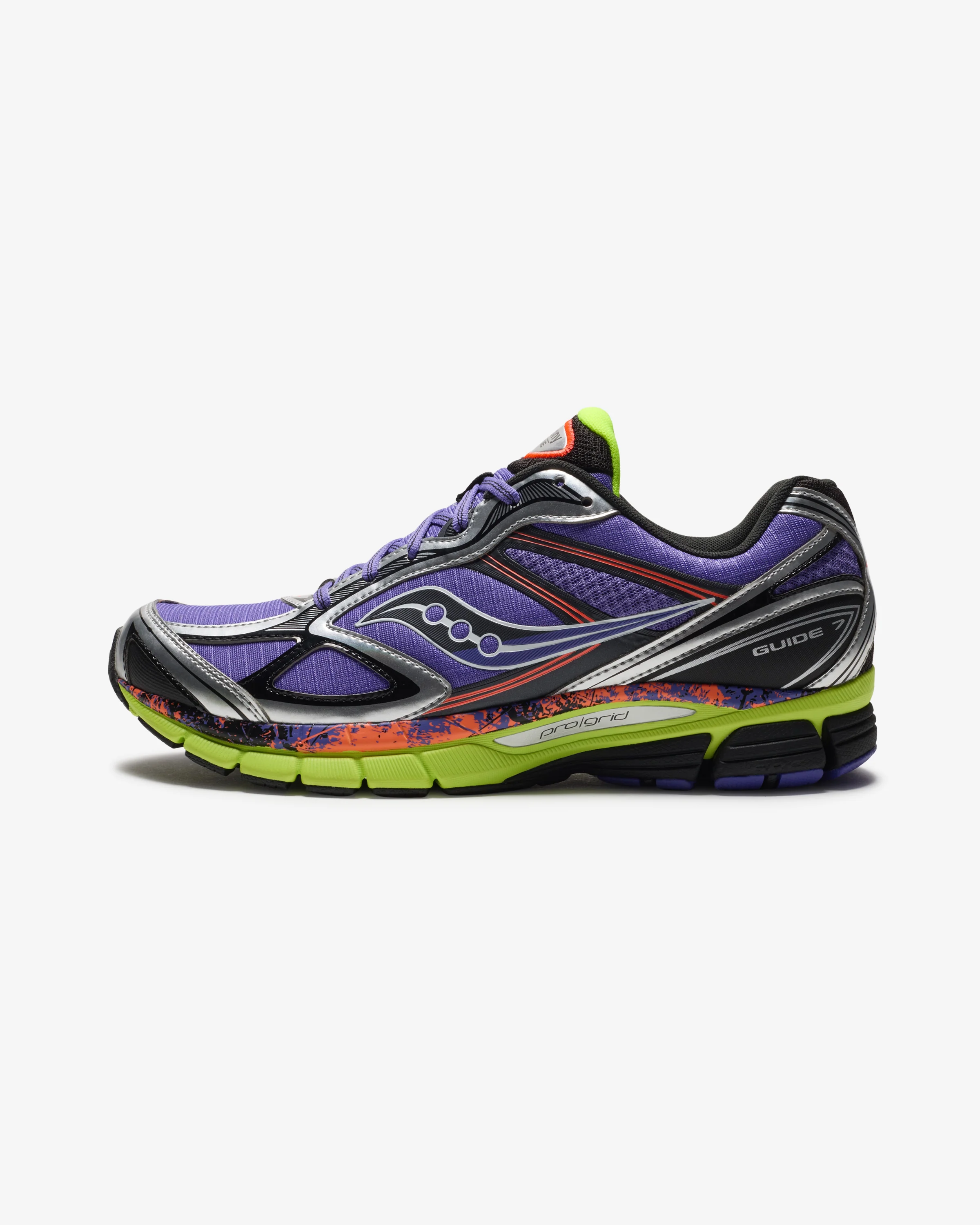 SAUCONY PROGRID GUIDE 7 - PURPLE/ CITRON - Image 2