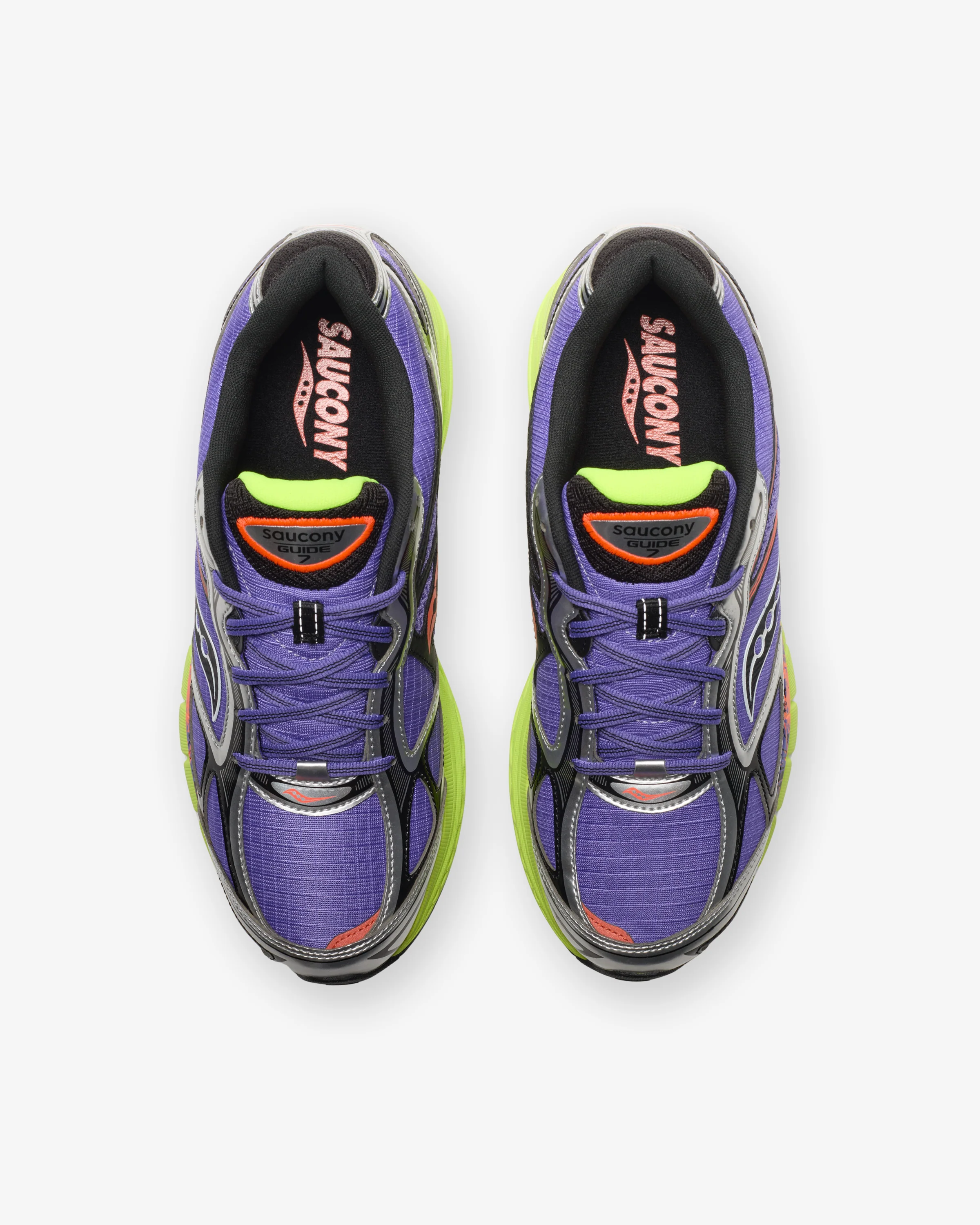 SAUCONY PROGRID GUIDE 7 - PURPLE/ CITRON - Image 4