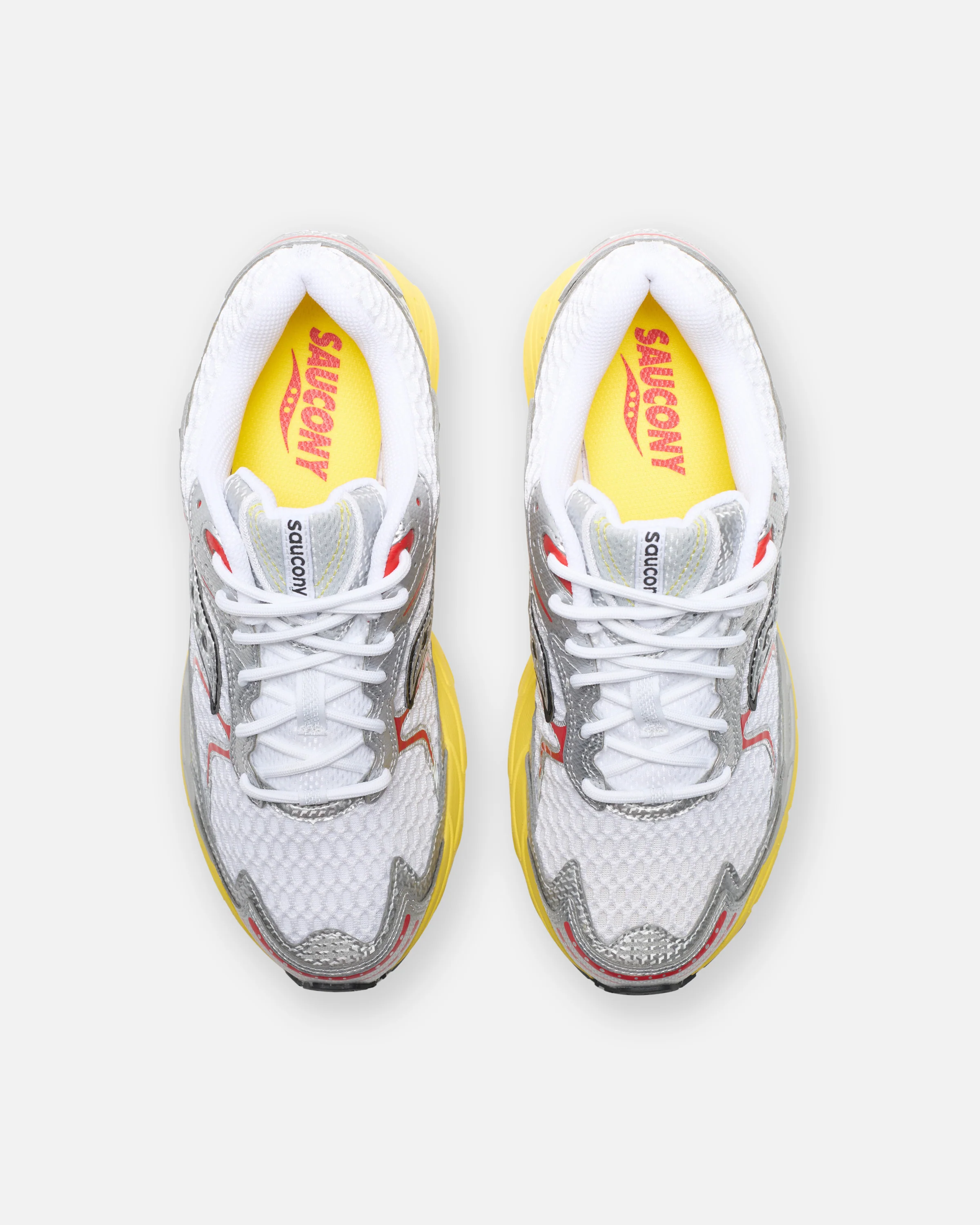 SAUCONY PROGRID RIDE 1 - WHITE/ BUTTERCUP - Image 4